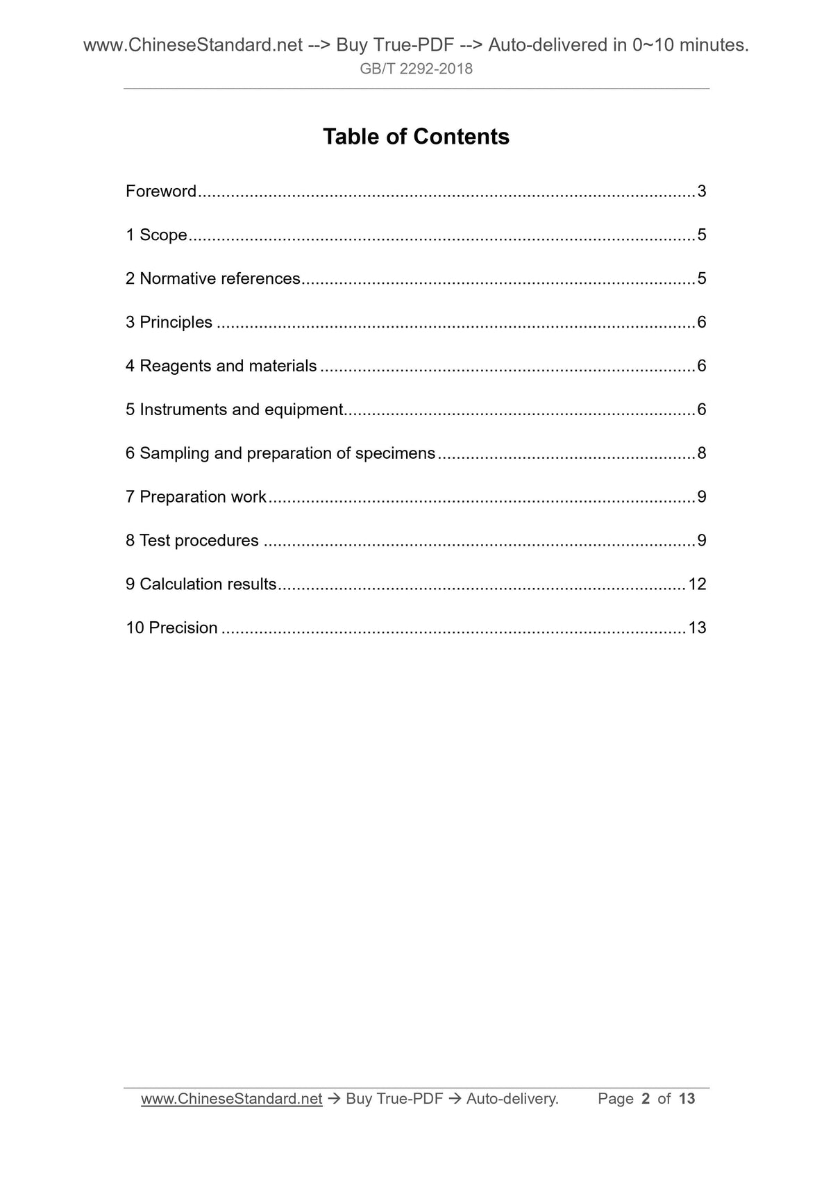 2292 GB/T 2292-2018 English PDF (GB/T2292-2018) – www.ChineseStandard.us ...
