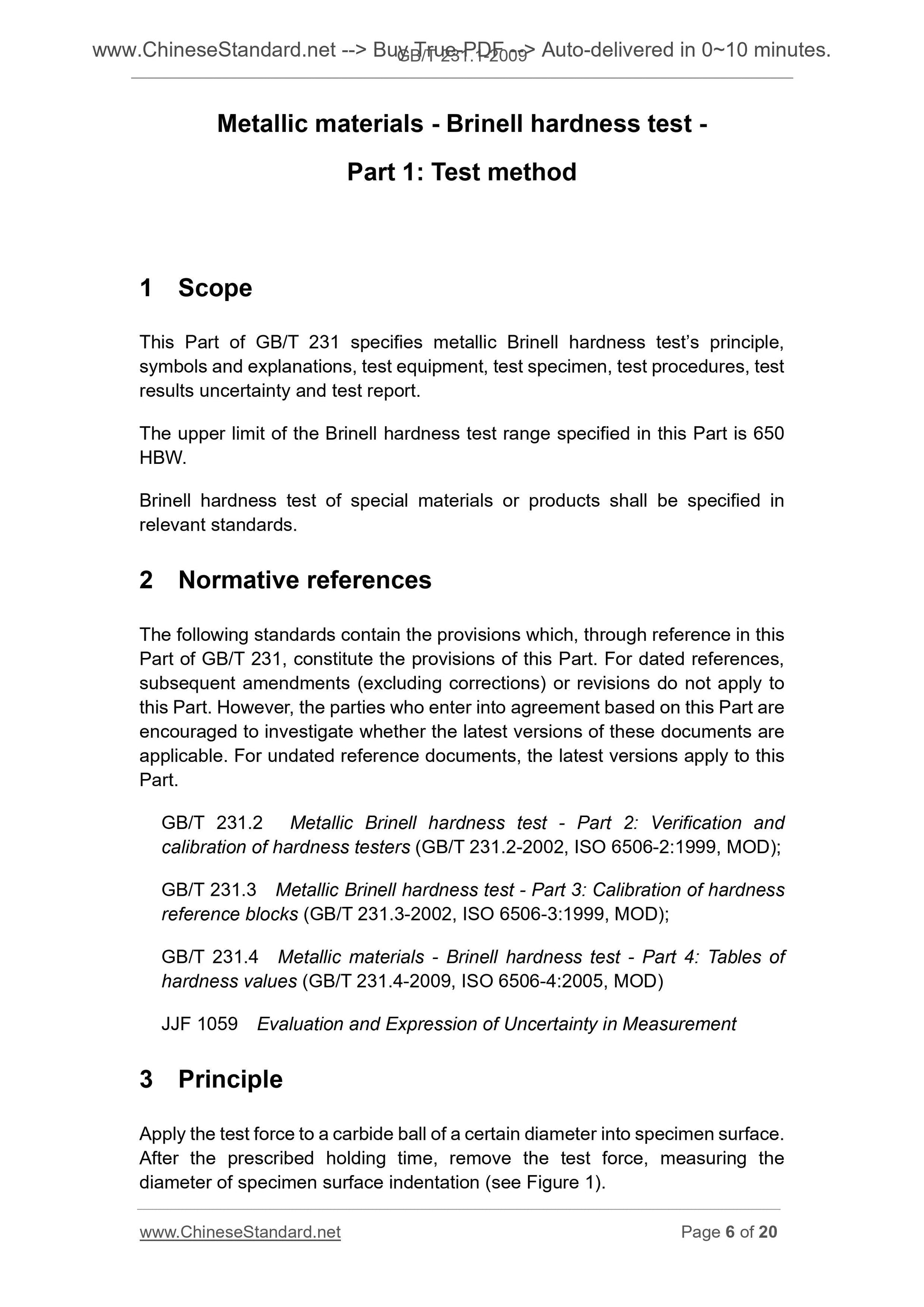 GB/T 231.1-2009 Page 4