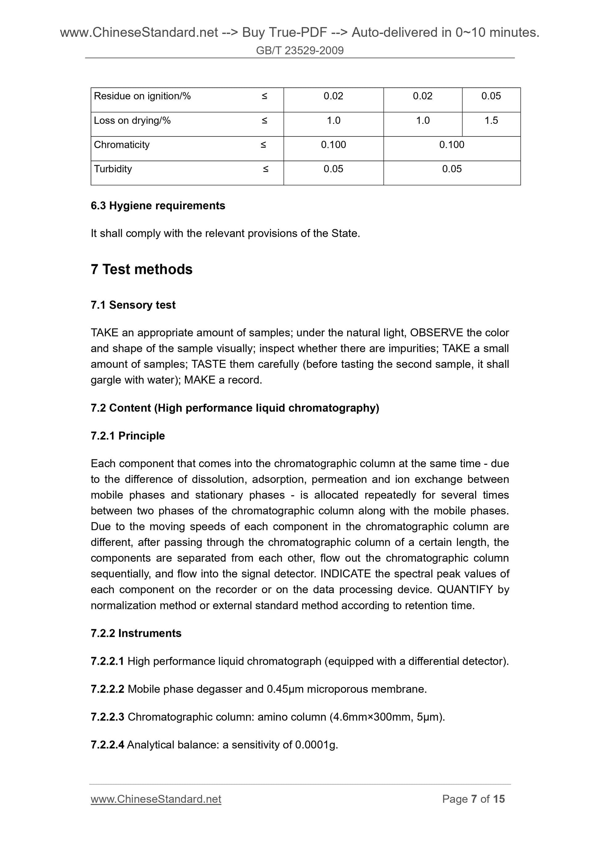 GB/T 23529-2009 Page 6