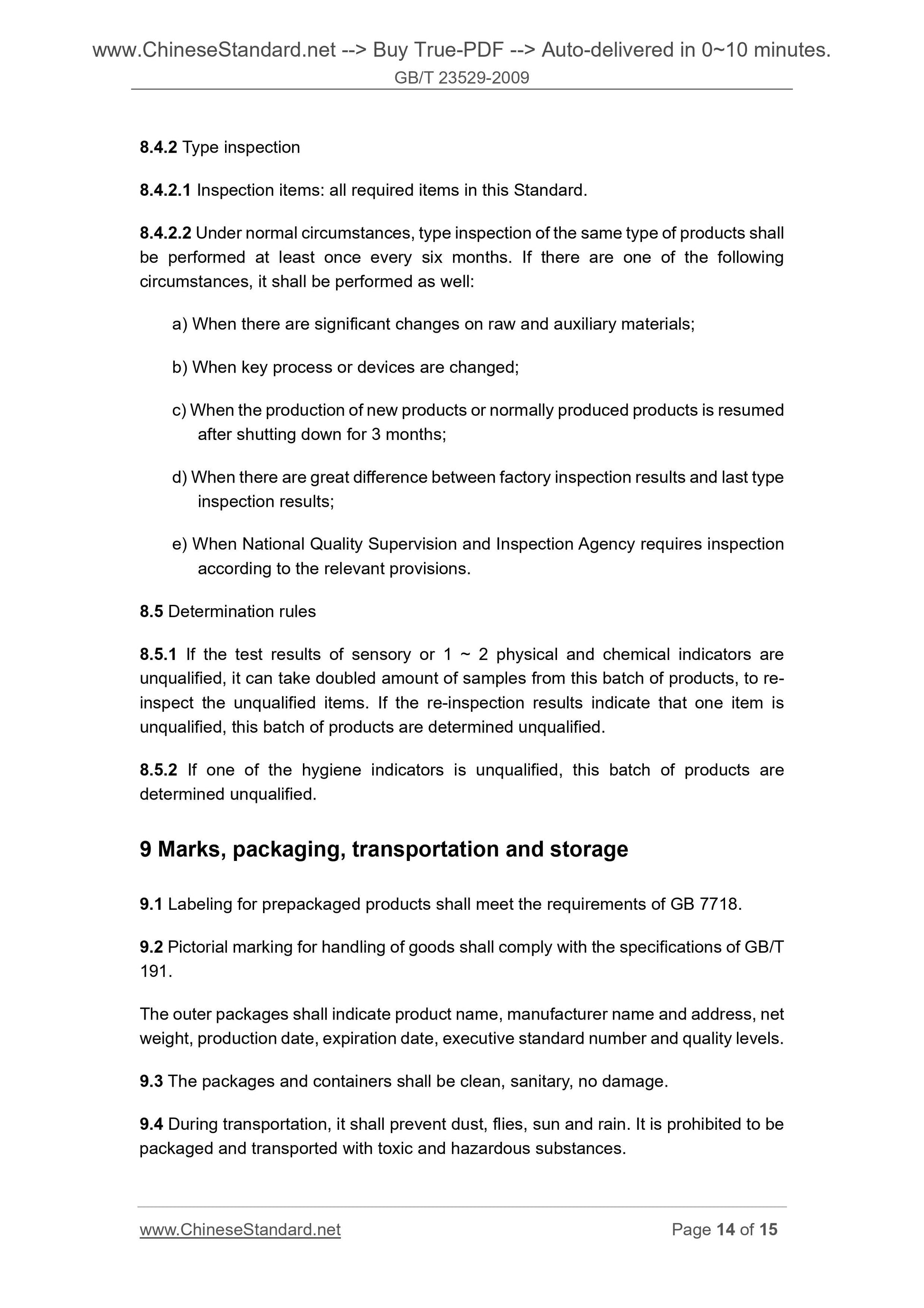 GB/T 23529-2009 Page 9