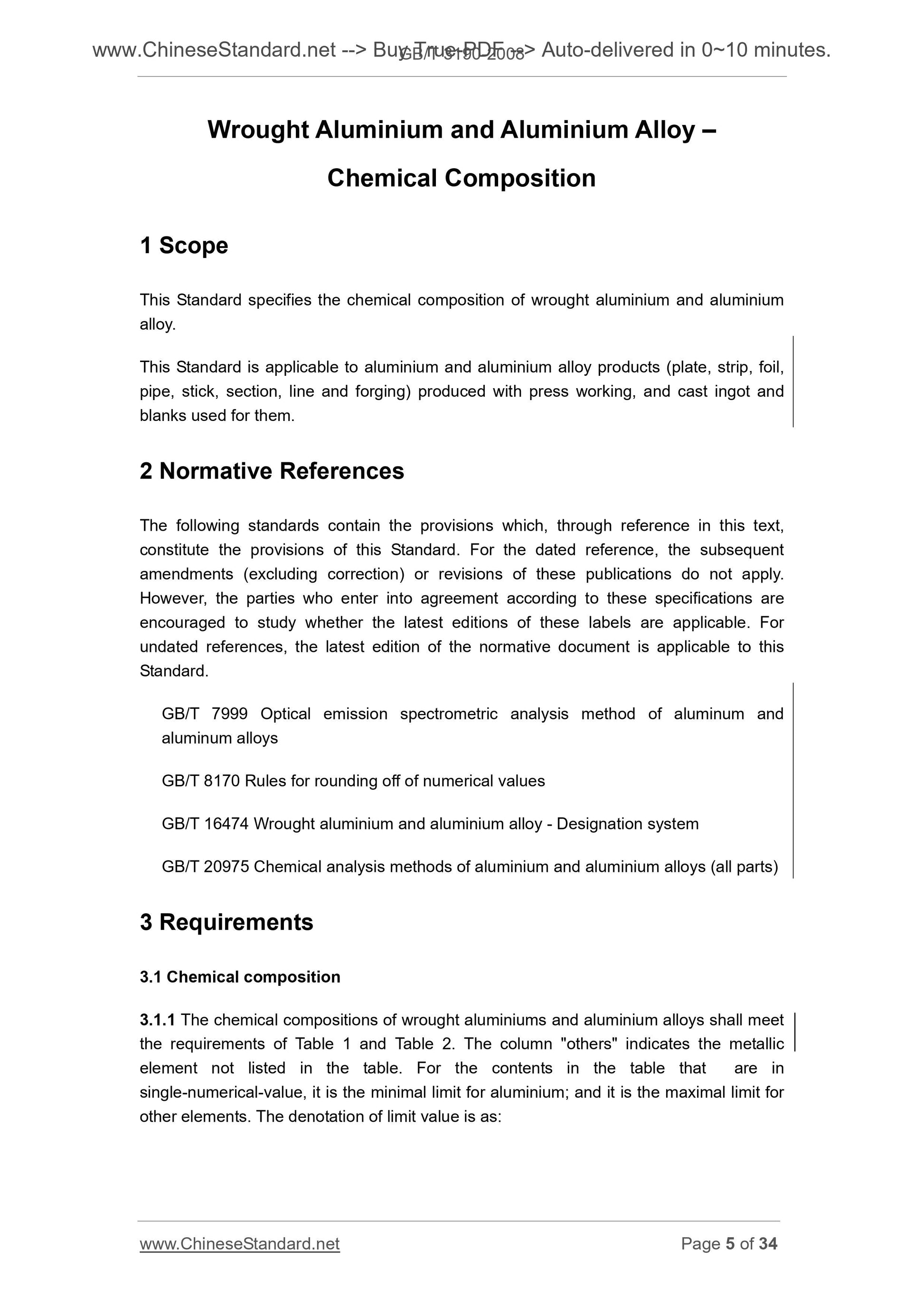GB/T 3190-2008 Page 4