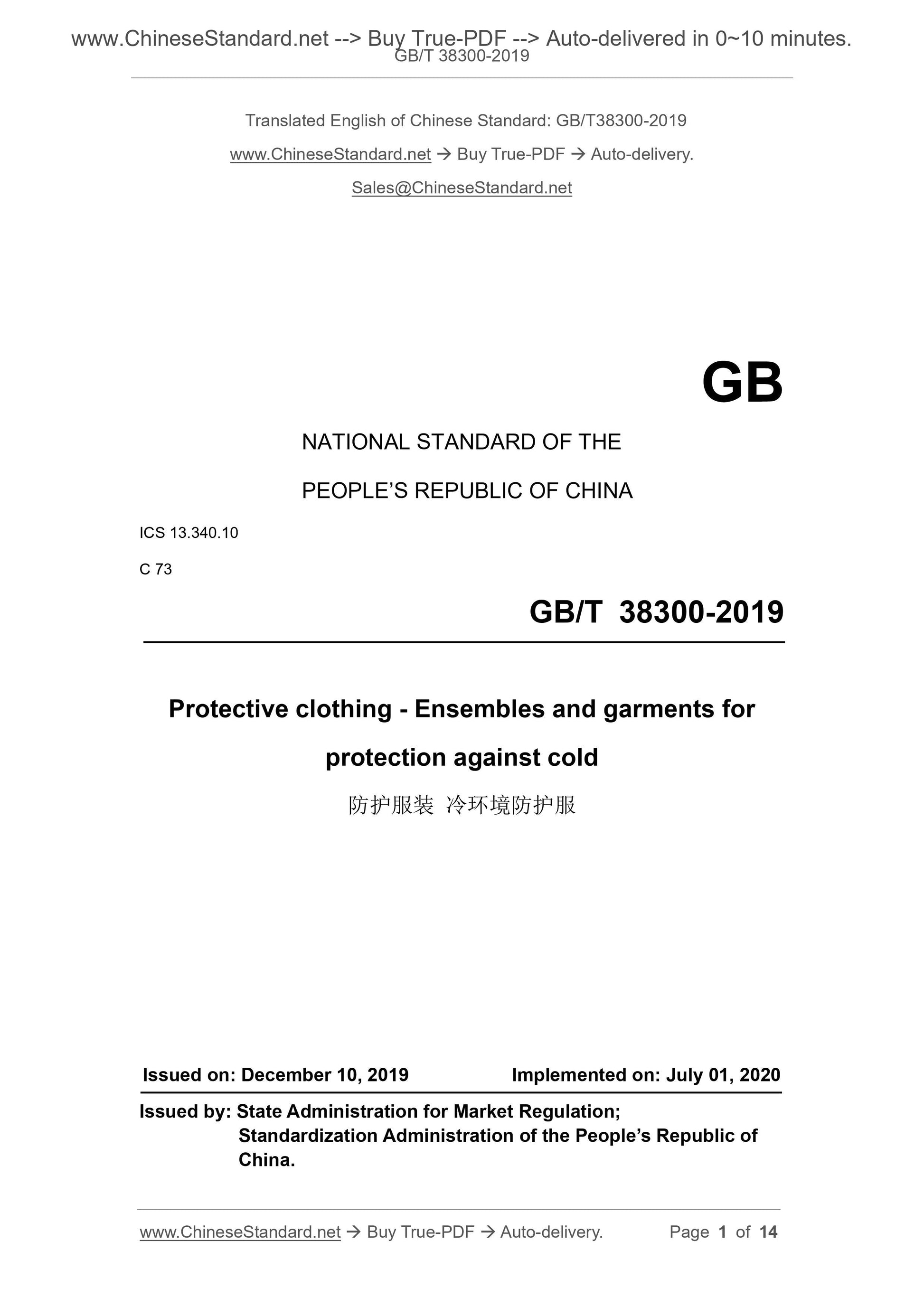 GBT38300-2019 Page 1
