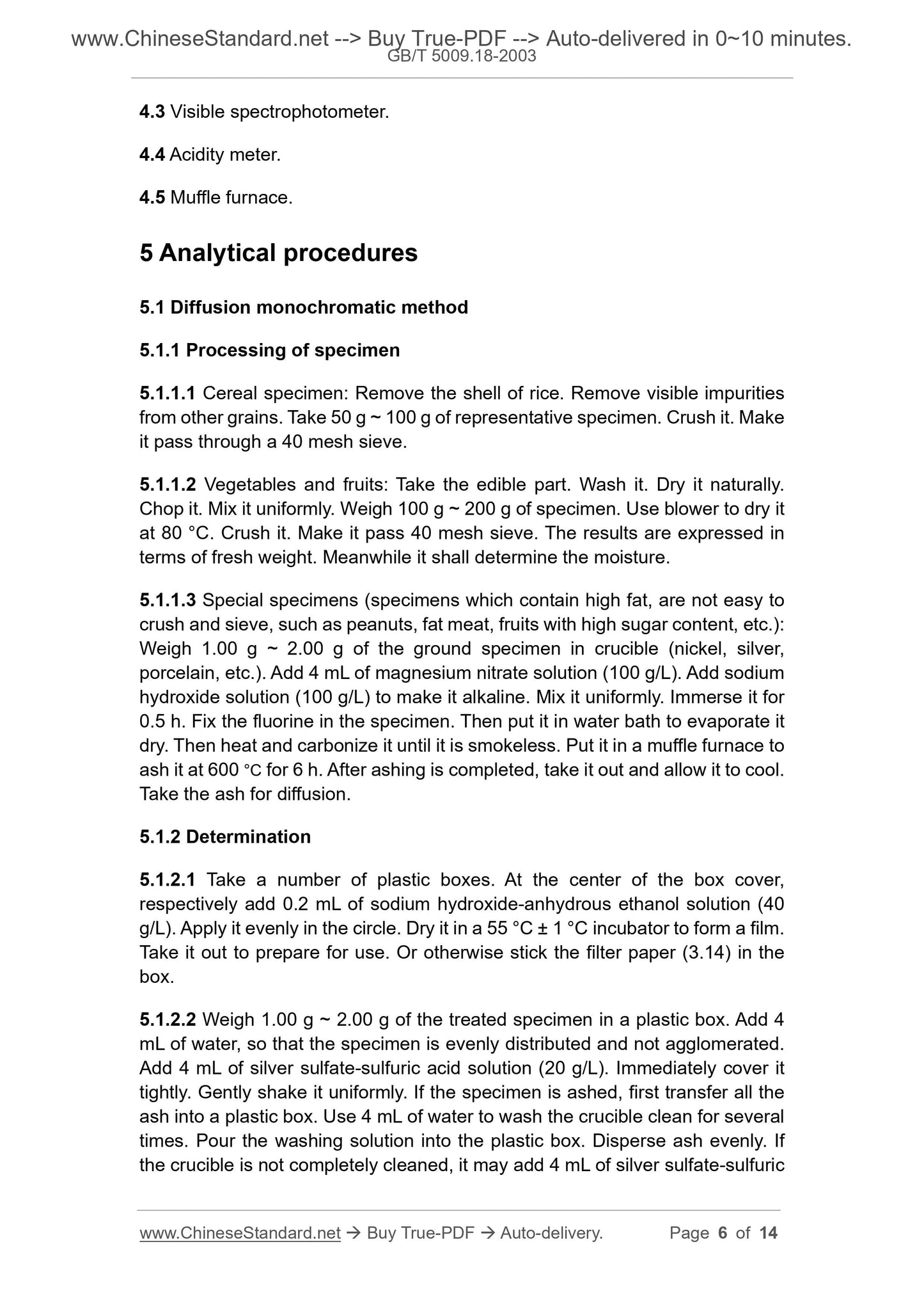 GB/T 5009.18-2003 Page 4