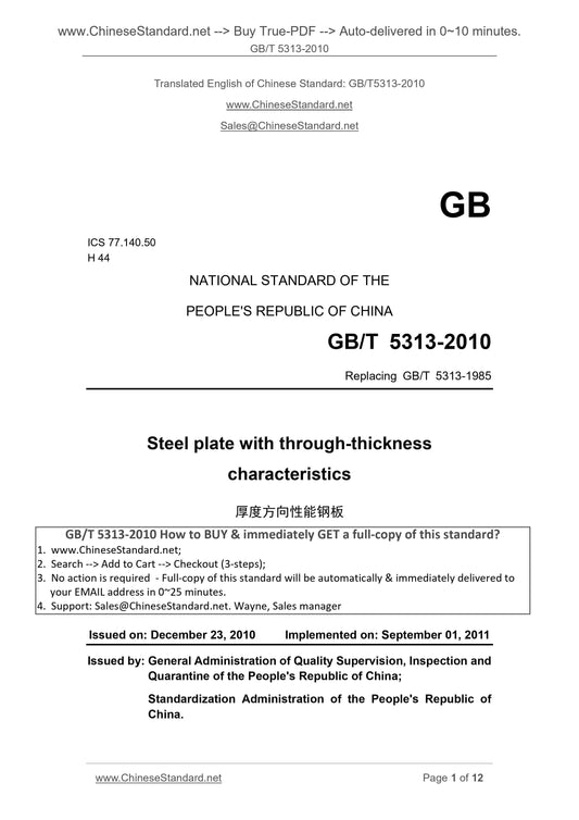 GB/T 5313-2010 Page 1