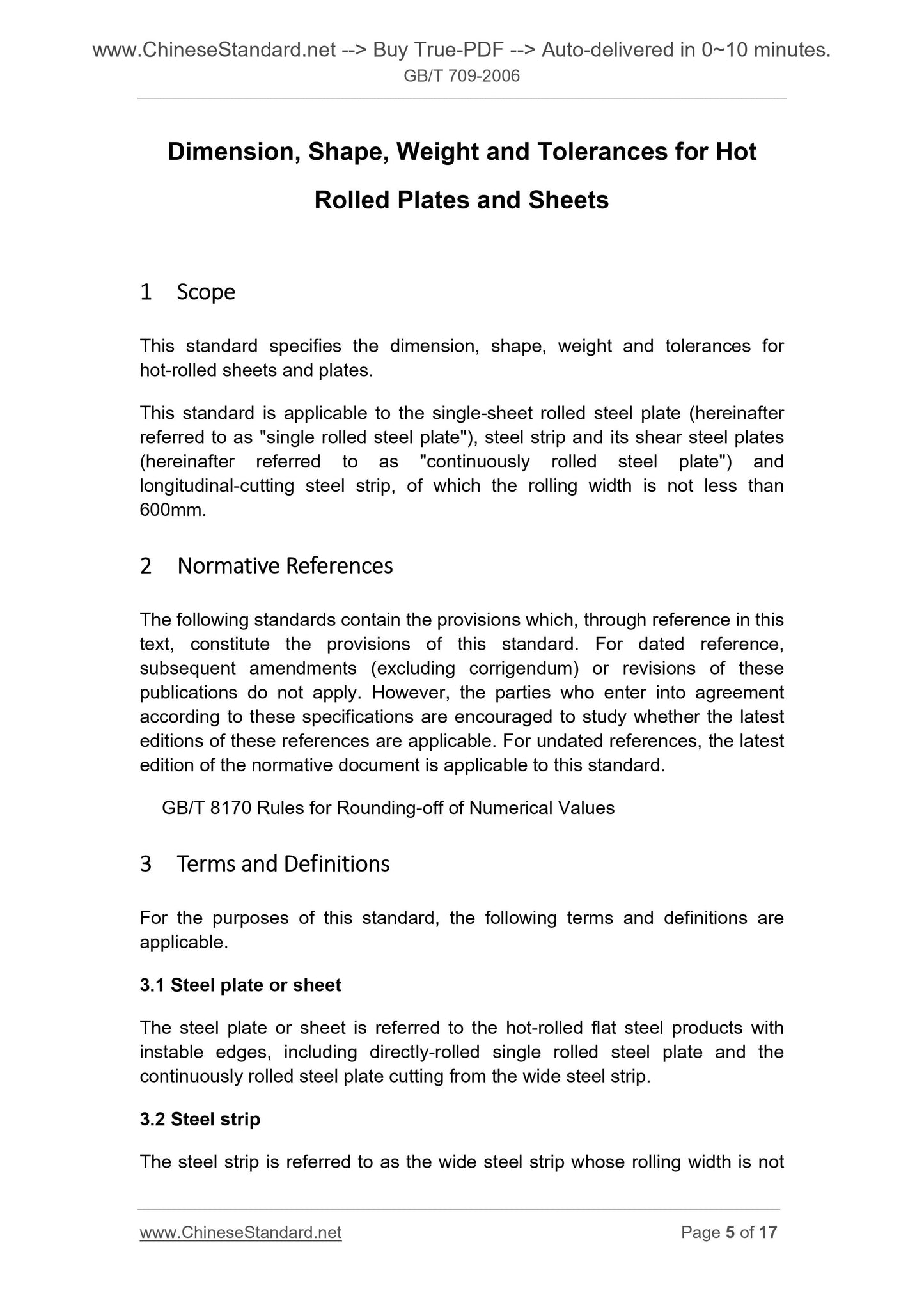 GB/T 709-2006 Page 4