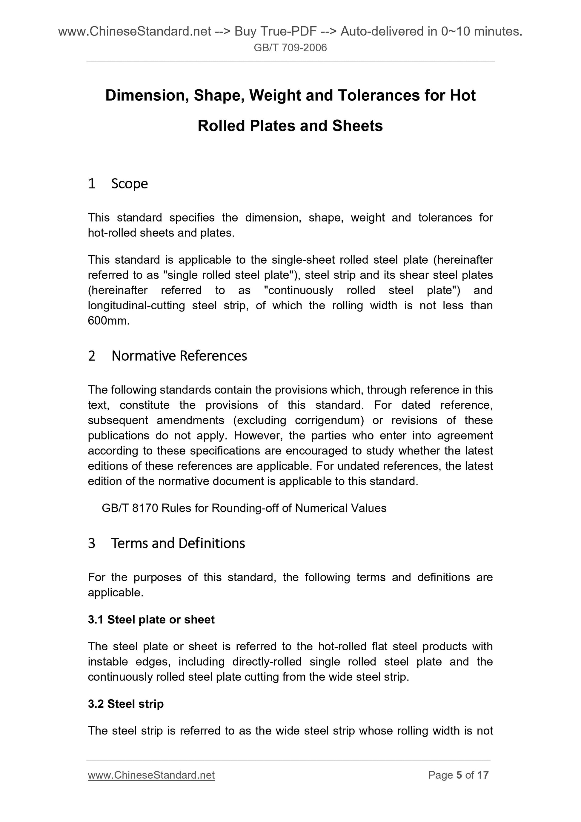GB/T 709-2006 Page 4