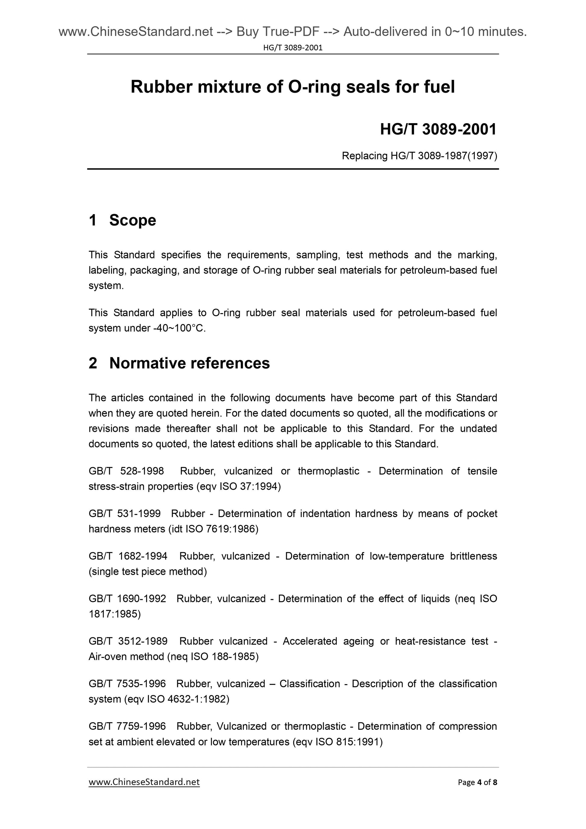 HG/T 3089-2001 Page 4