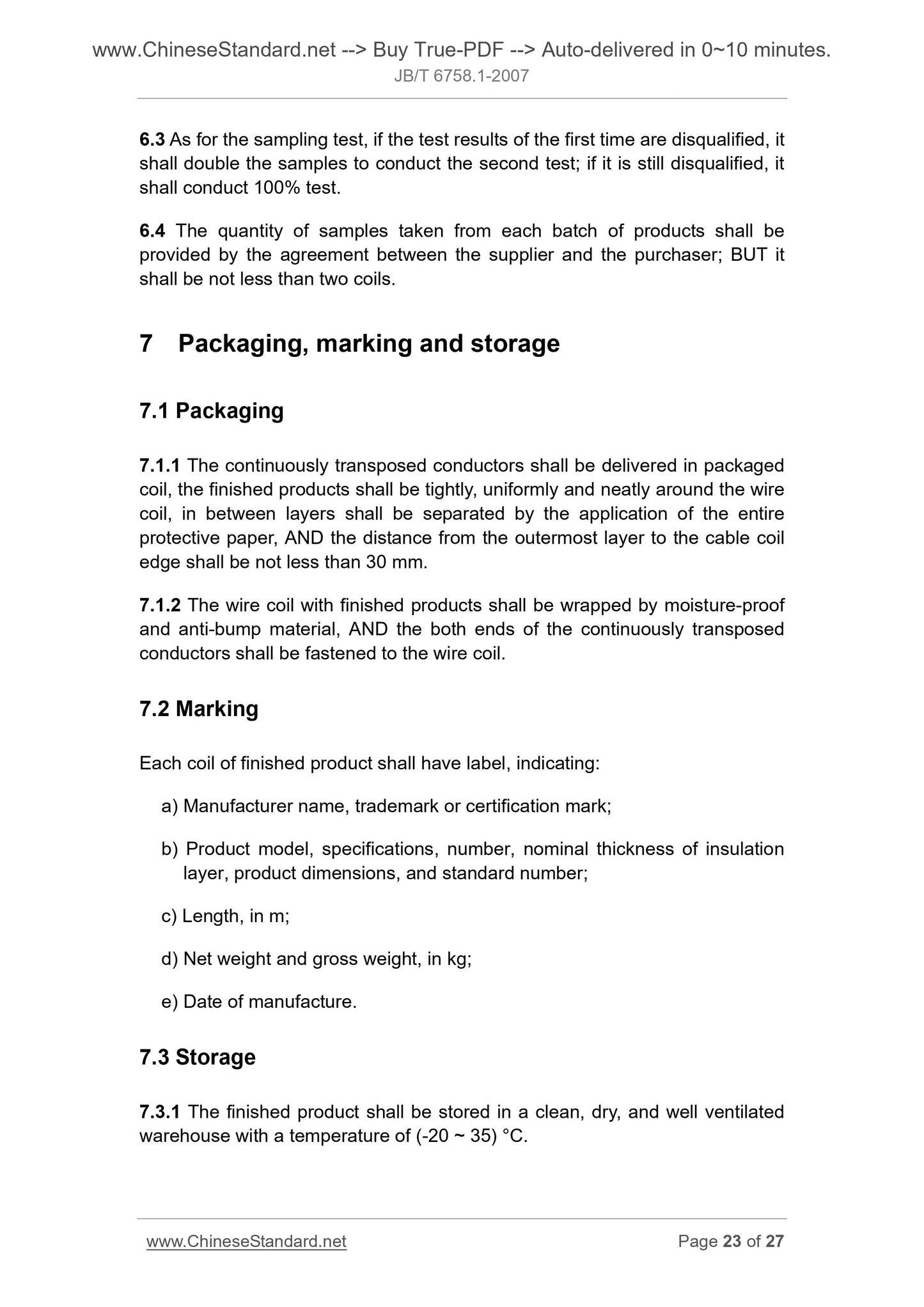 JB/T 6758.1-2007 Page 11