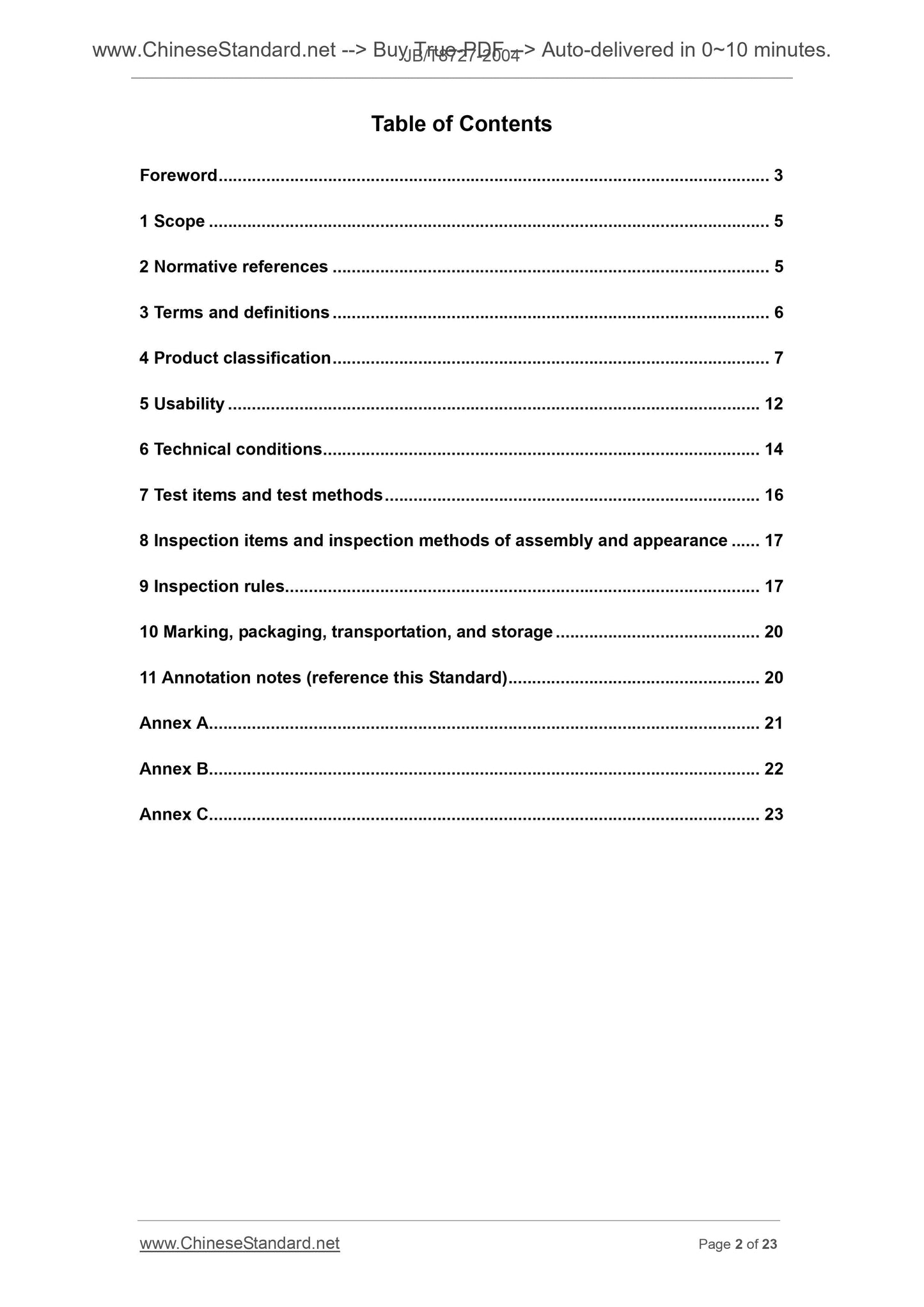 JB/T 8727-2004 Page 2