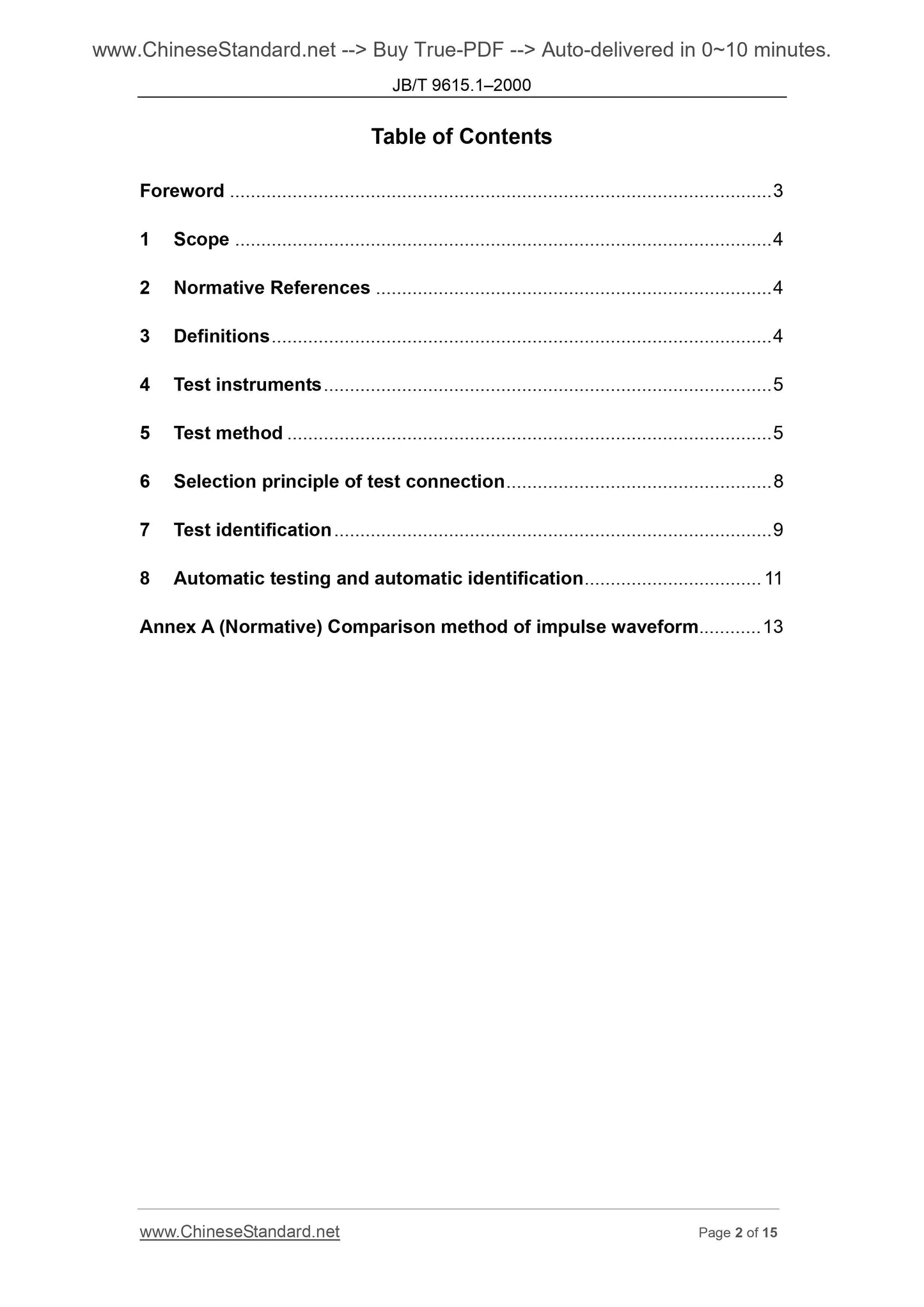 JB/T 9615.1-2000 Page 2