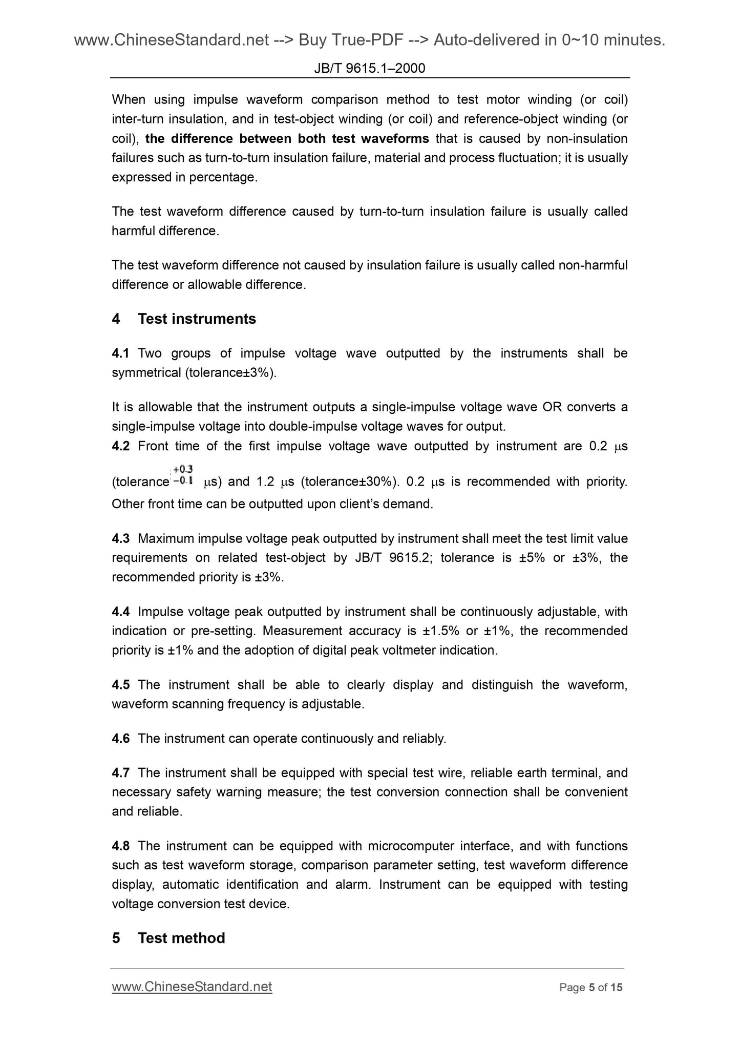 JB/T 9615.1-2000 Page 5