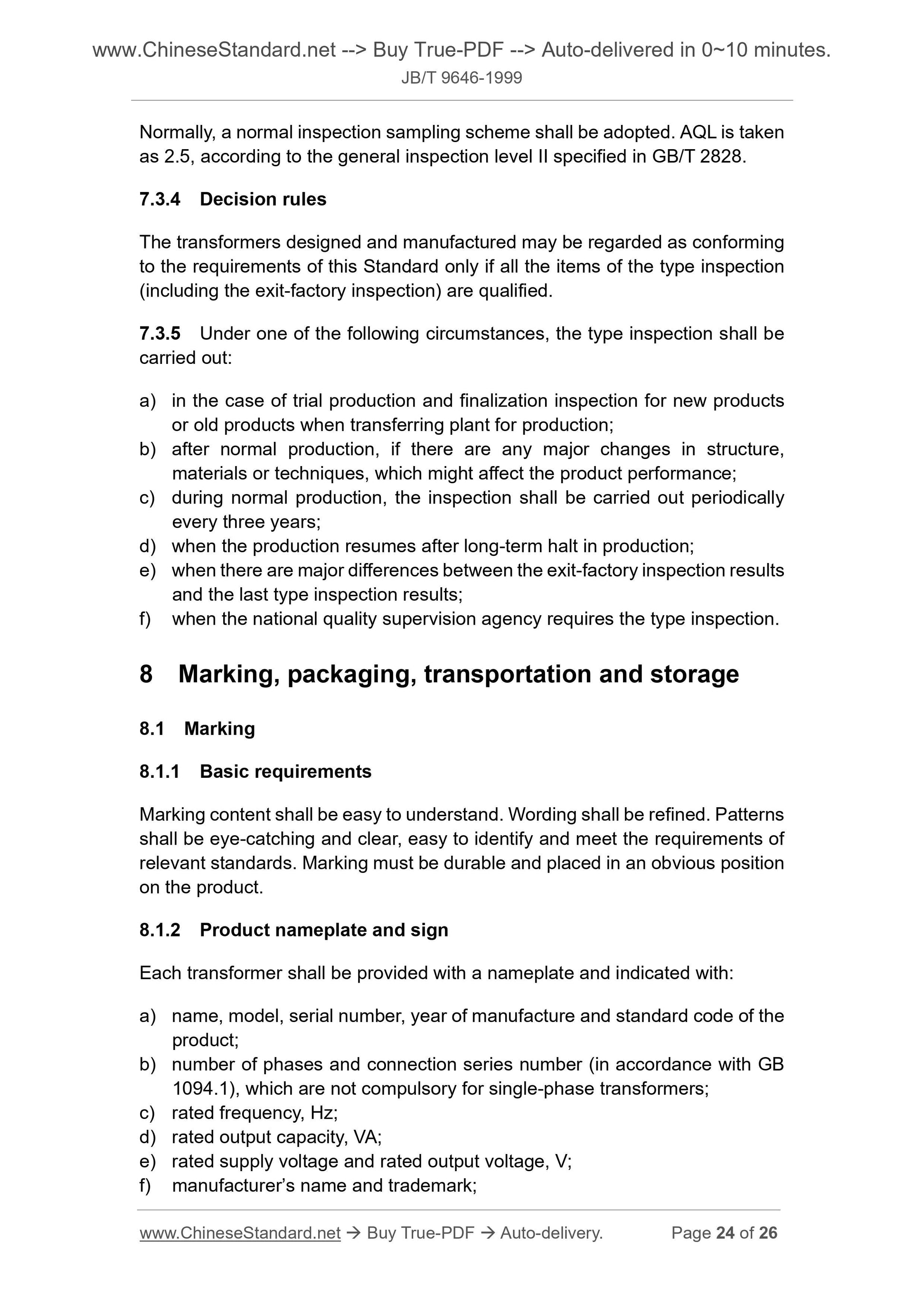 JB/T 9646-1999 Page 9
