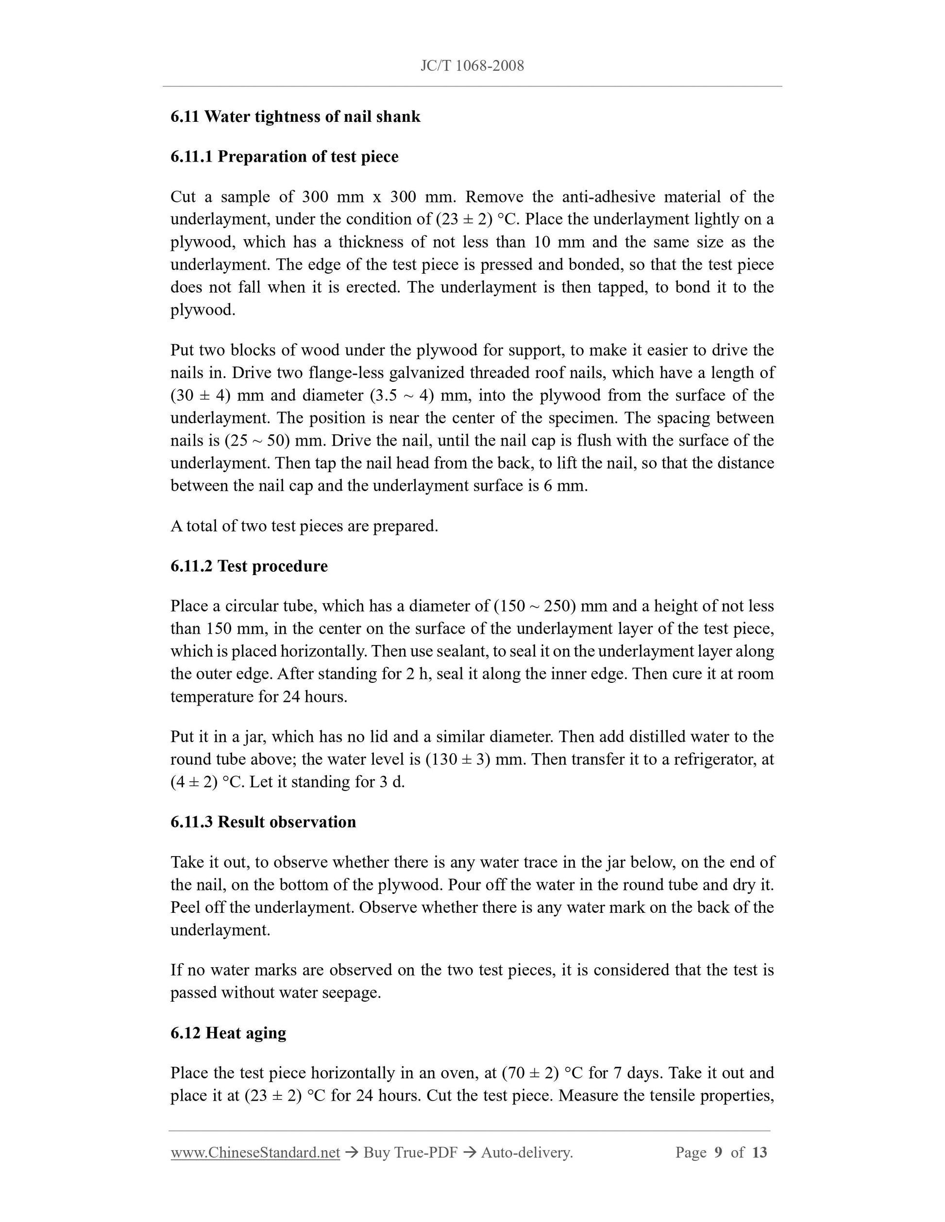 JC/T 1068-2008 Page 6