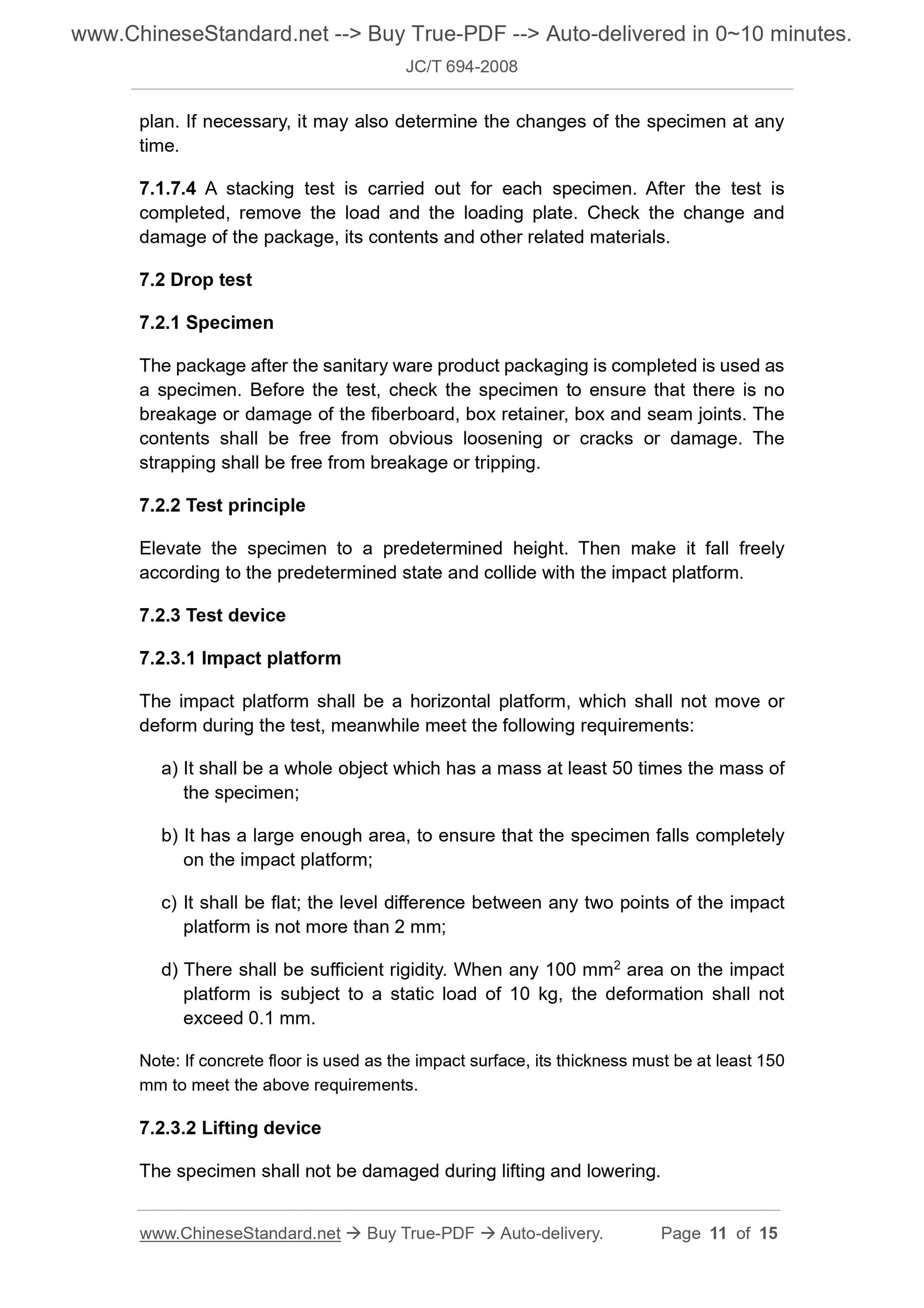 JC/T 694-2008 Page 6