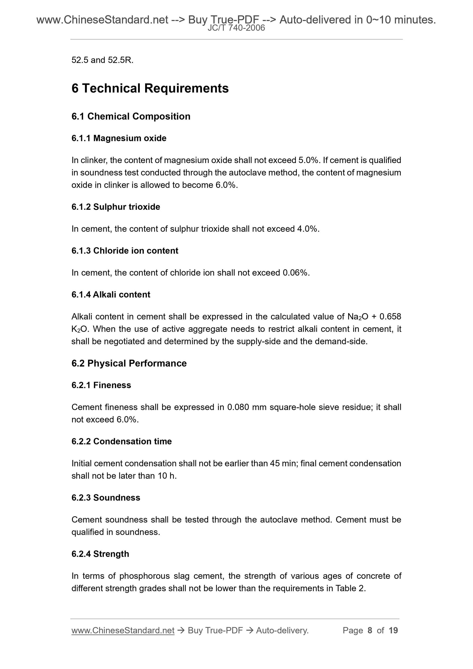 JC/T 740-2006 Page 6