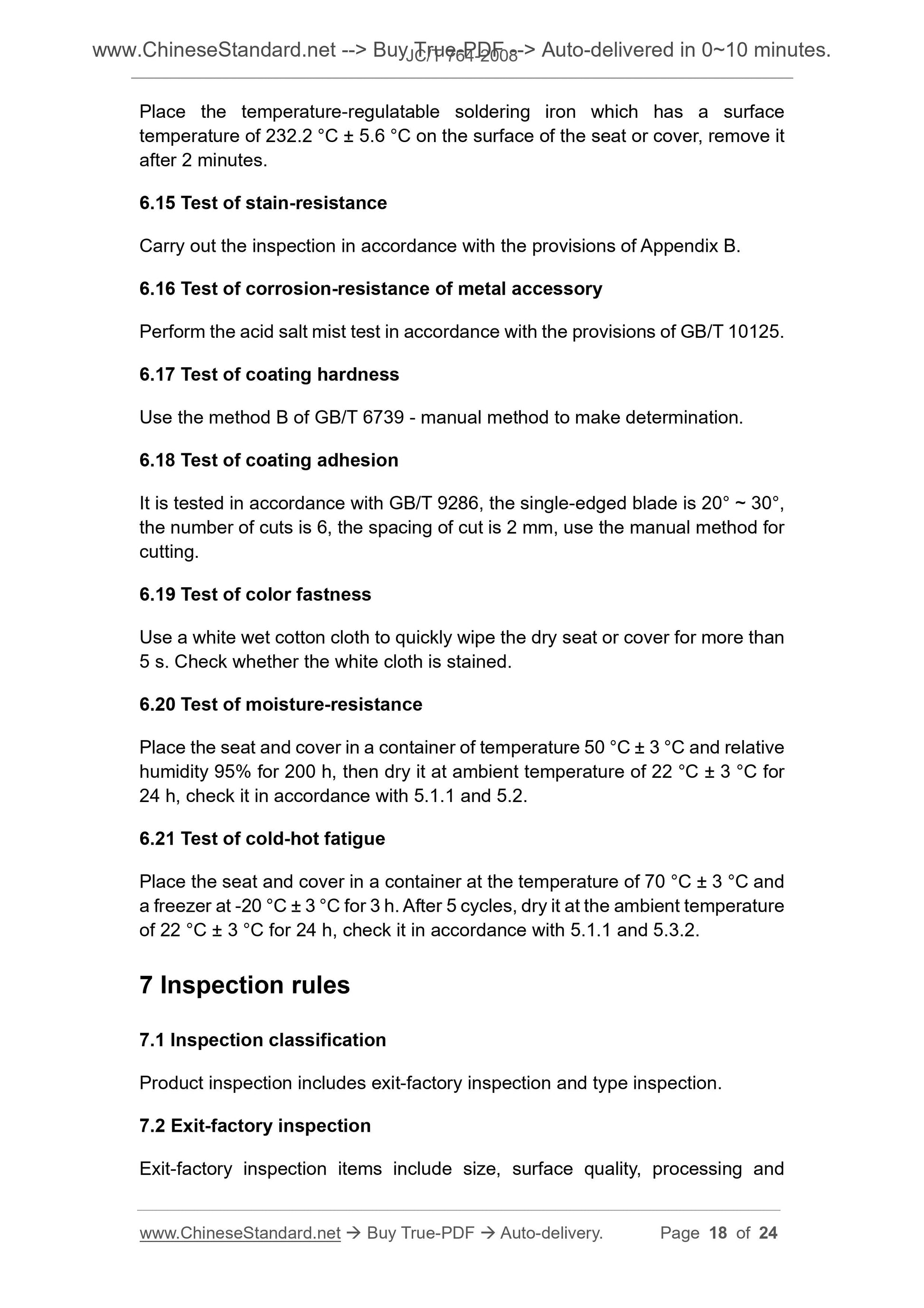 JC/T 764-2008 Page 9