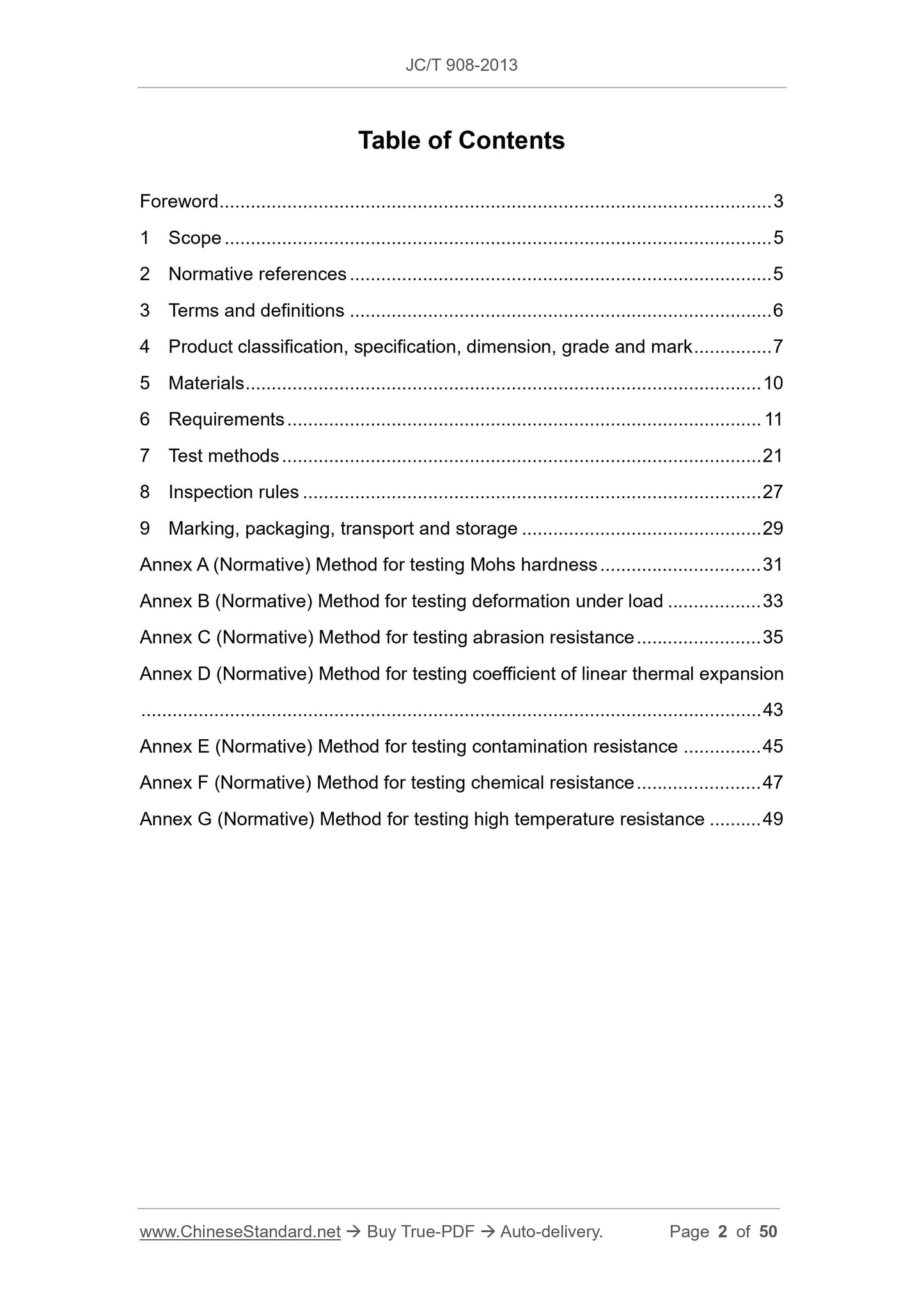 JC/T 908-2013 Page 2