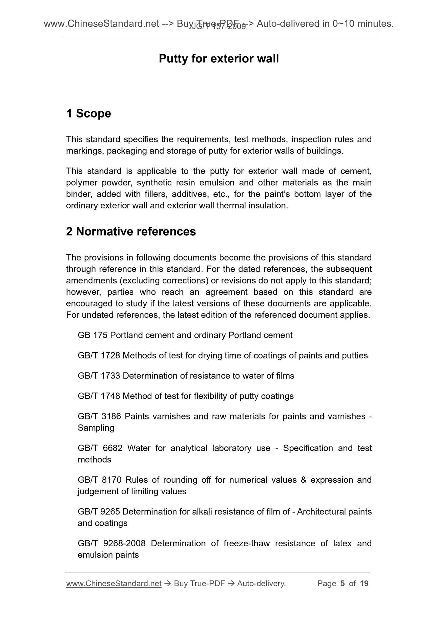 JG/T 157-2009 Page 4