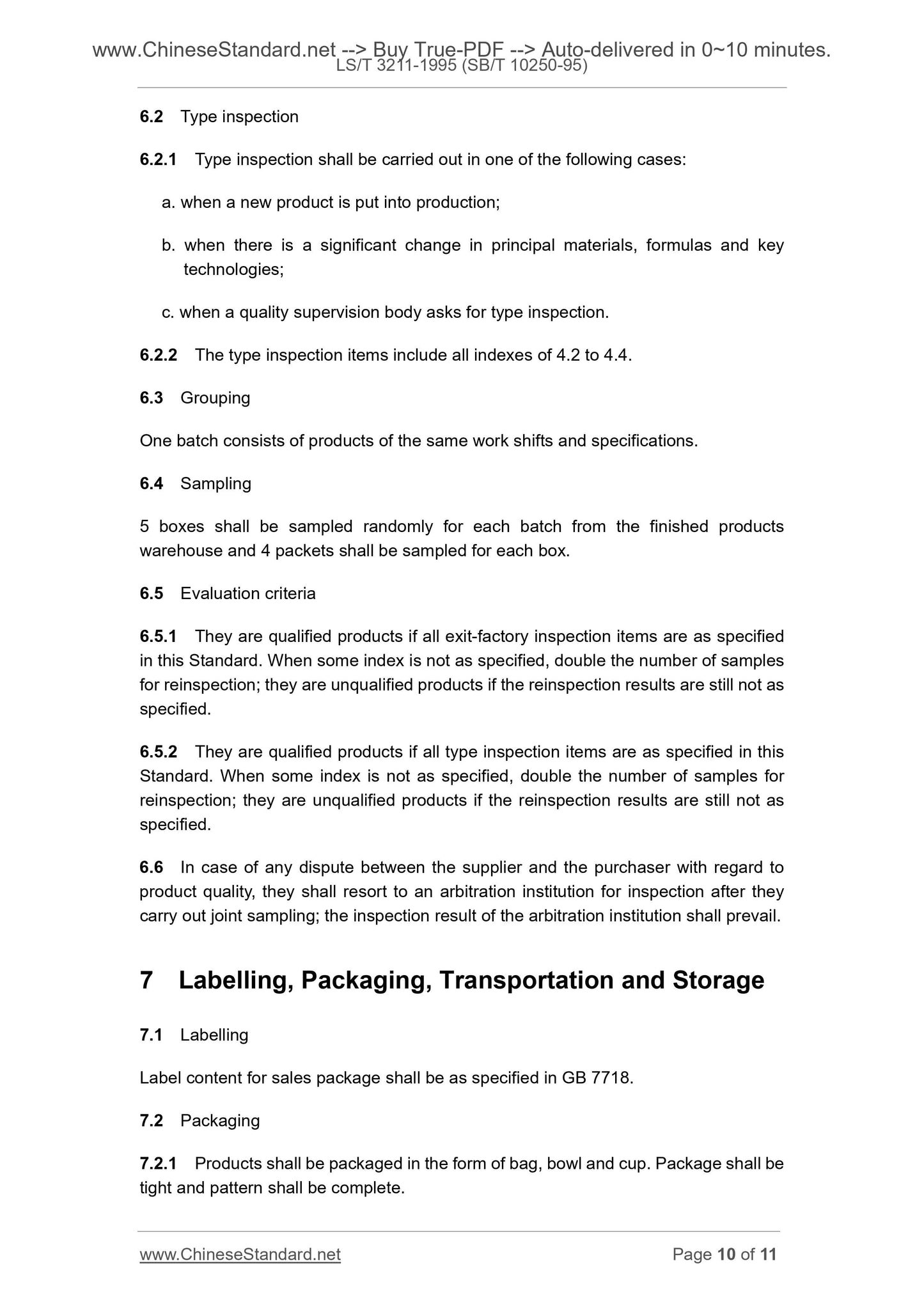 LS/T 3211-1995 Page 6