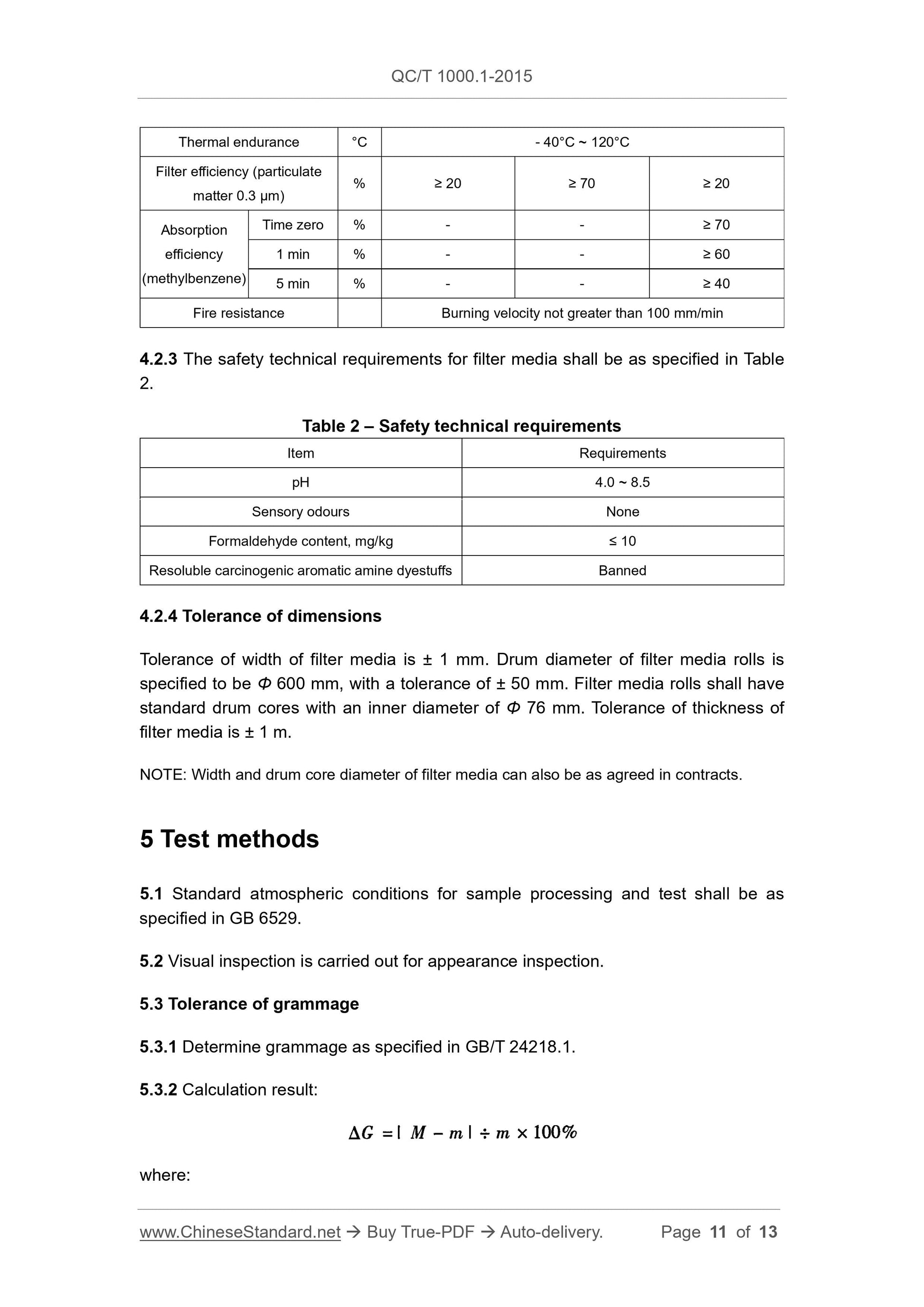 QC/T 1000.1-2015 Page 11