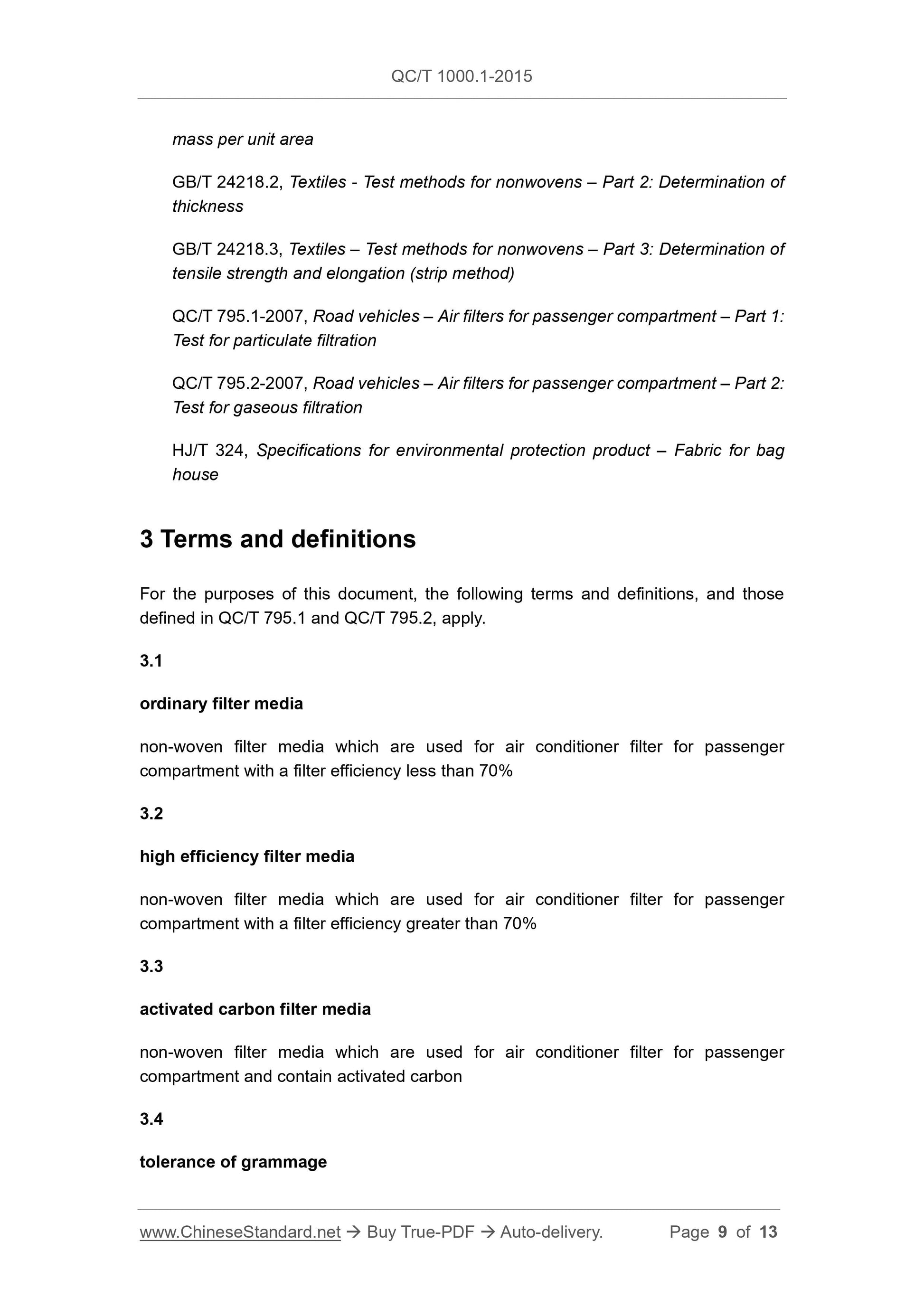 QC/T 1000.1-2015 Page 9