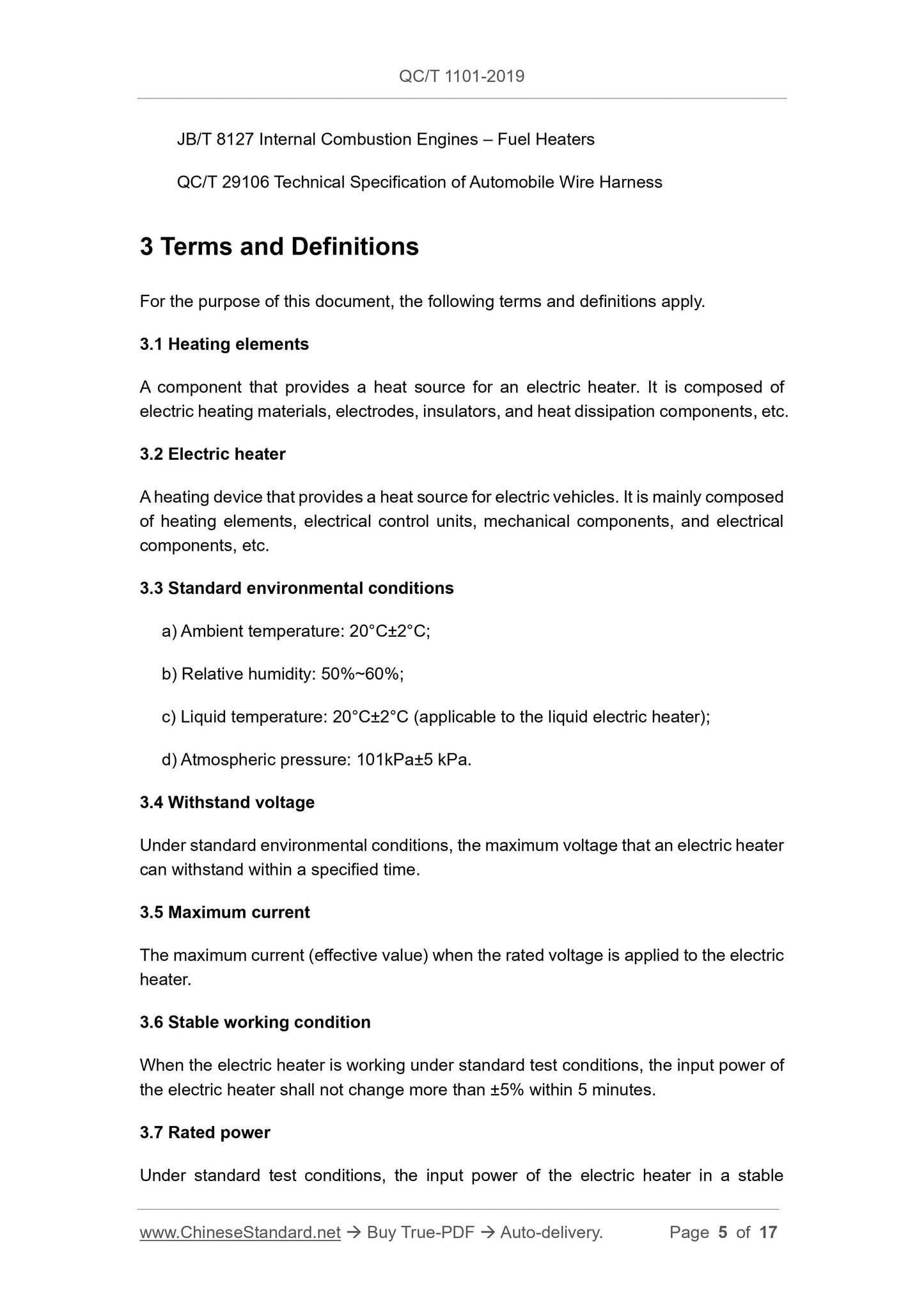 QC/T 1101-2019 Page 5