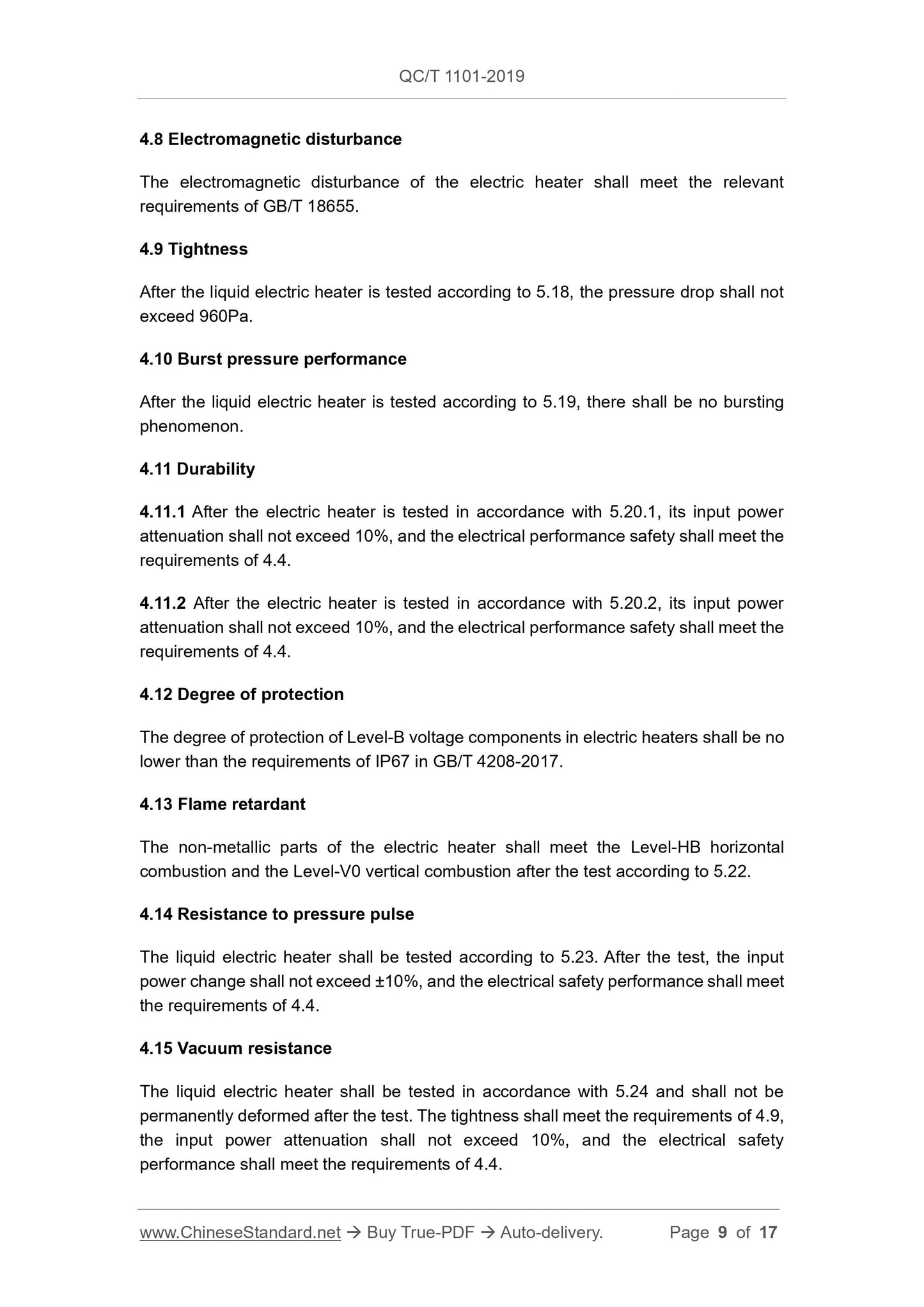 QC/T 1101-2019 Page 9