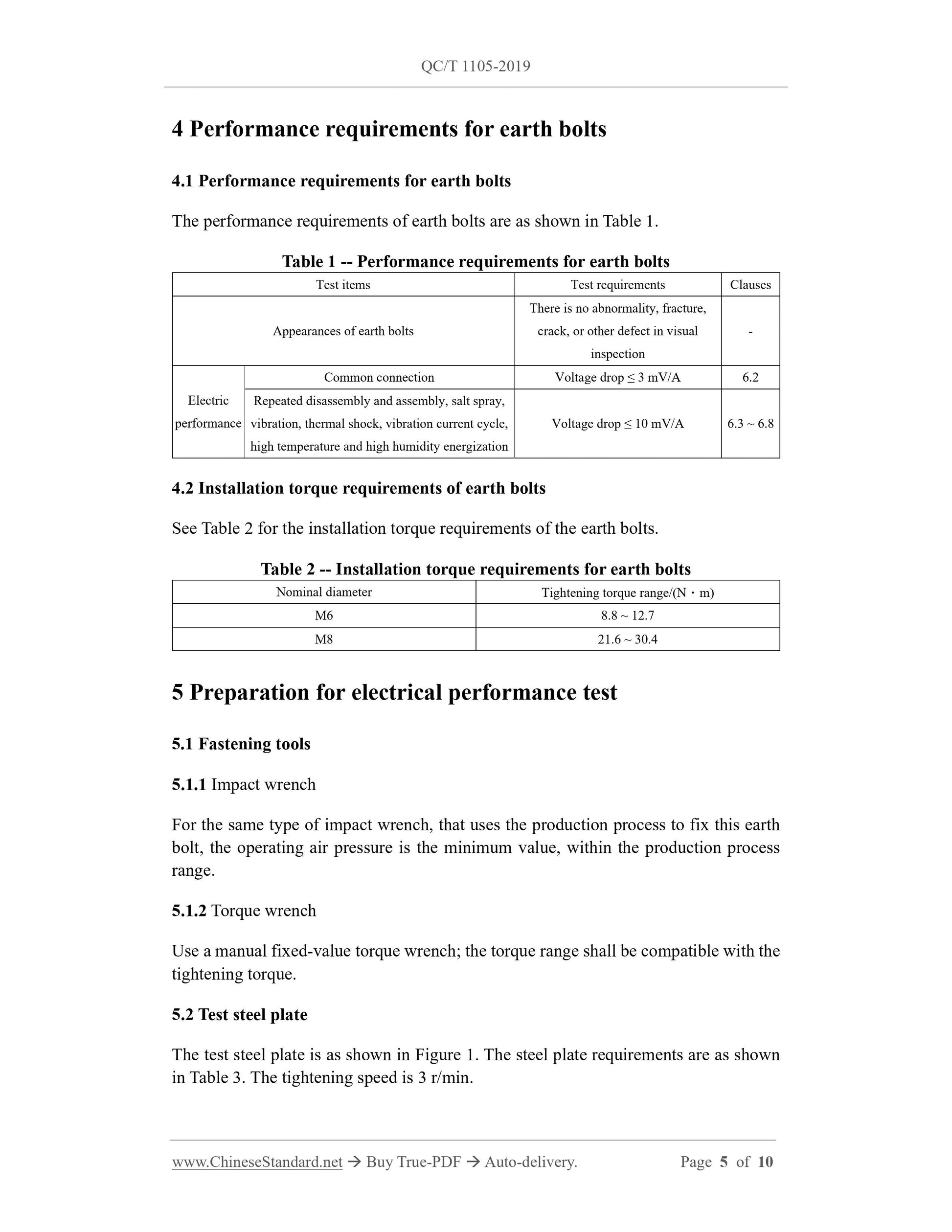 QC/T 1105-2019 Page 5