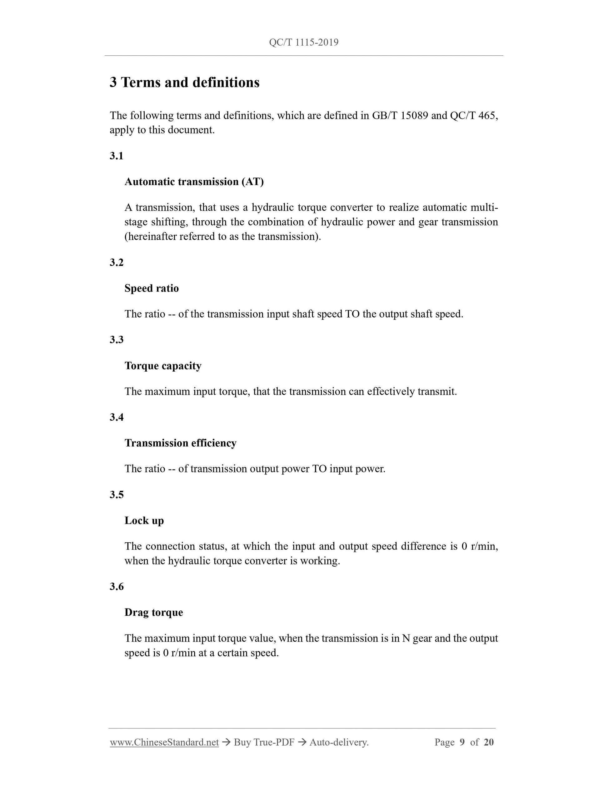 QC/T 1115-2019 Page 9