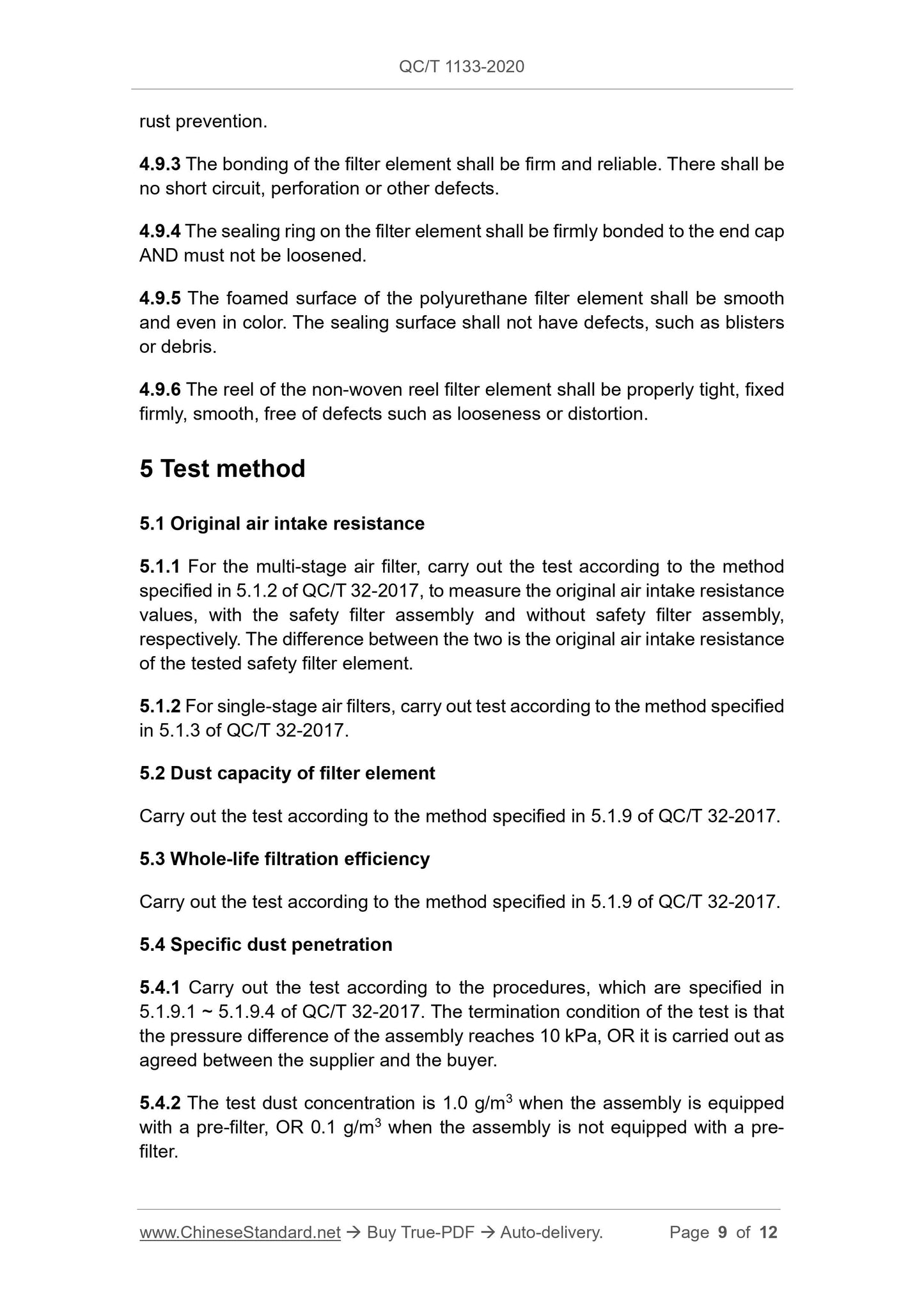 QC/T 1133-2020 Page 9