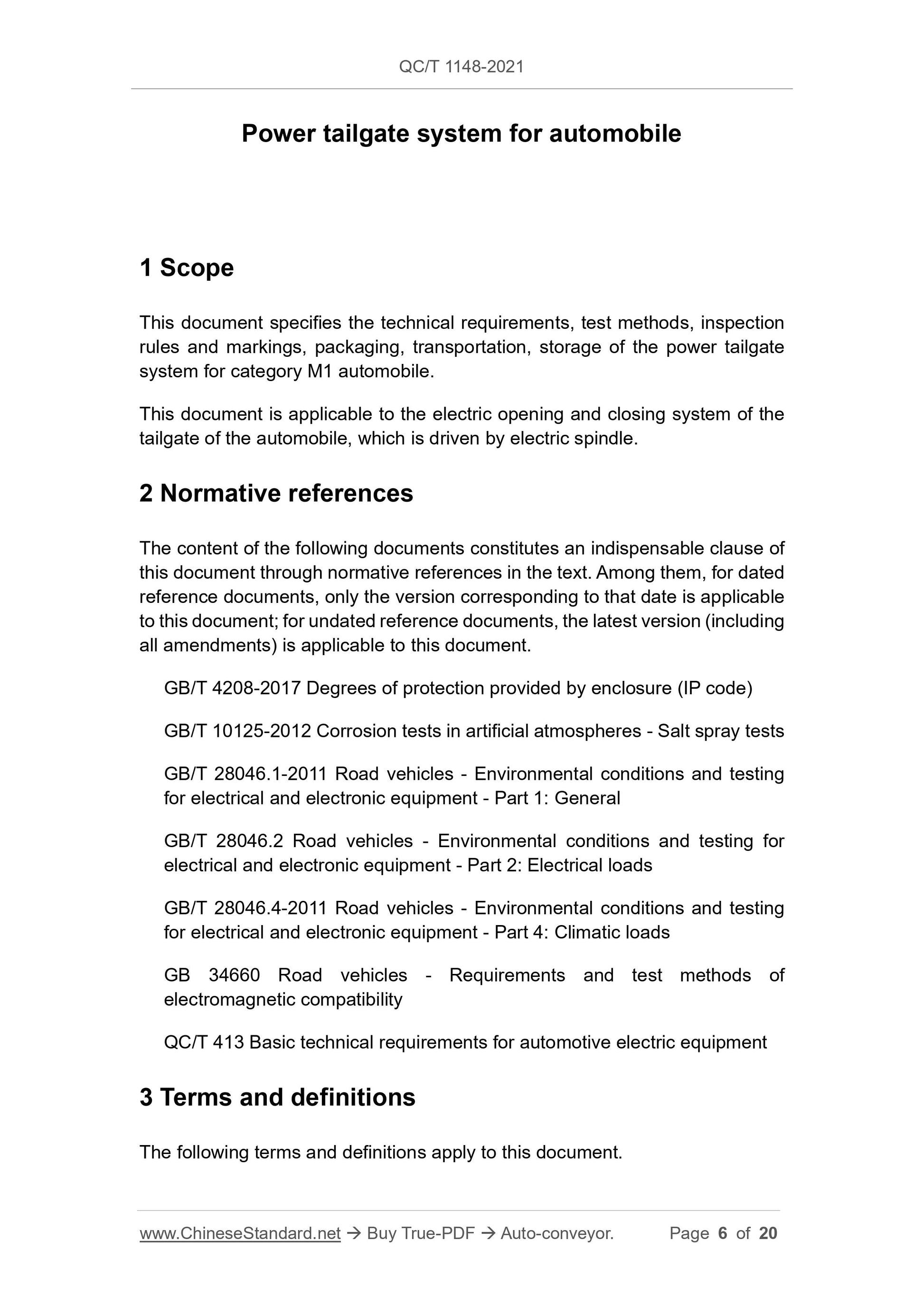 QC/T 1148-2021 Page 6