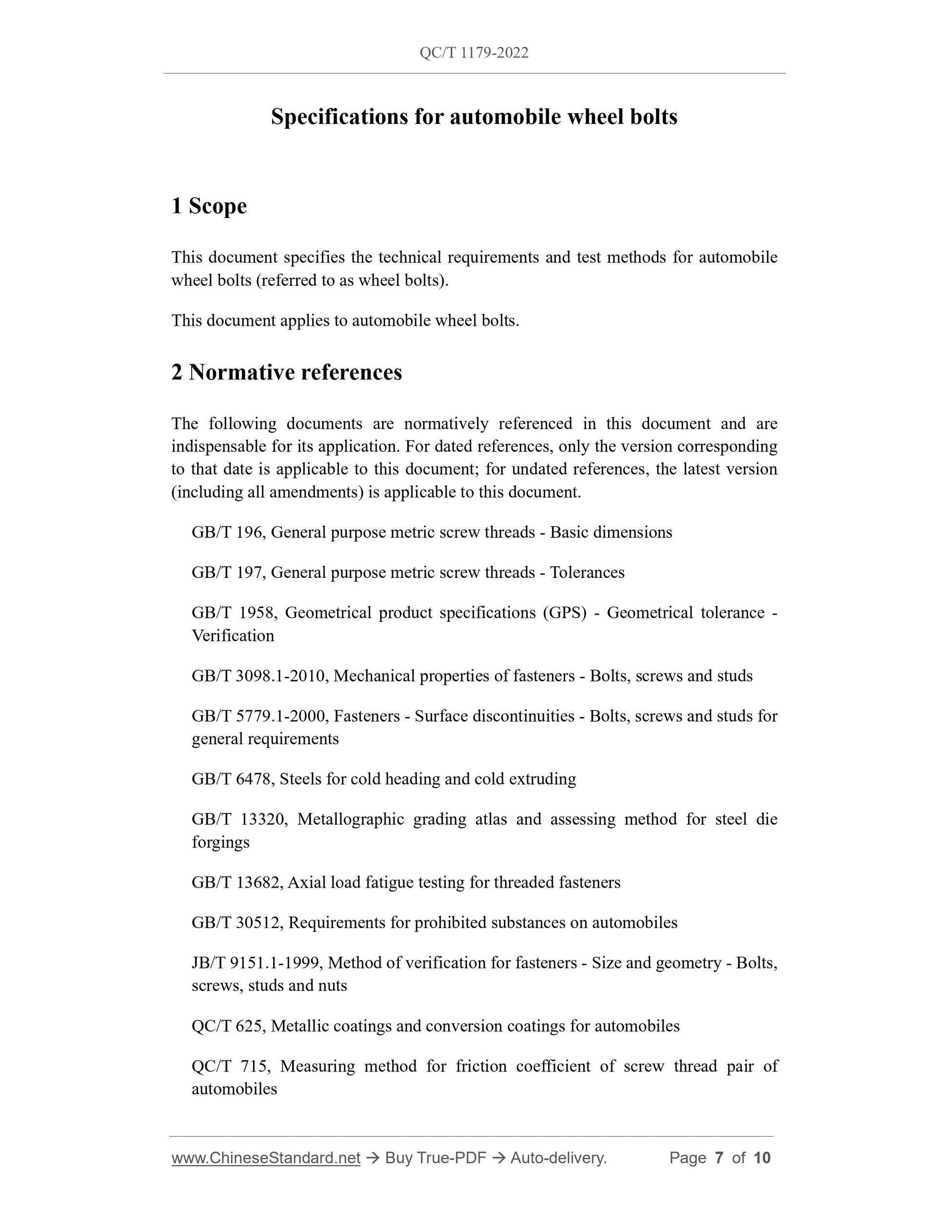 QC/T 1179-2022 Page 7