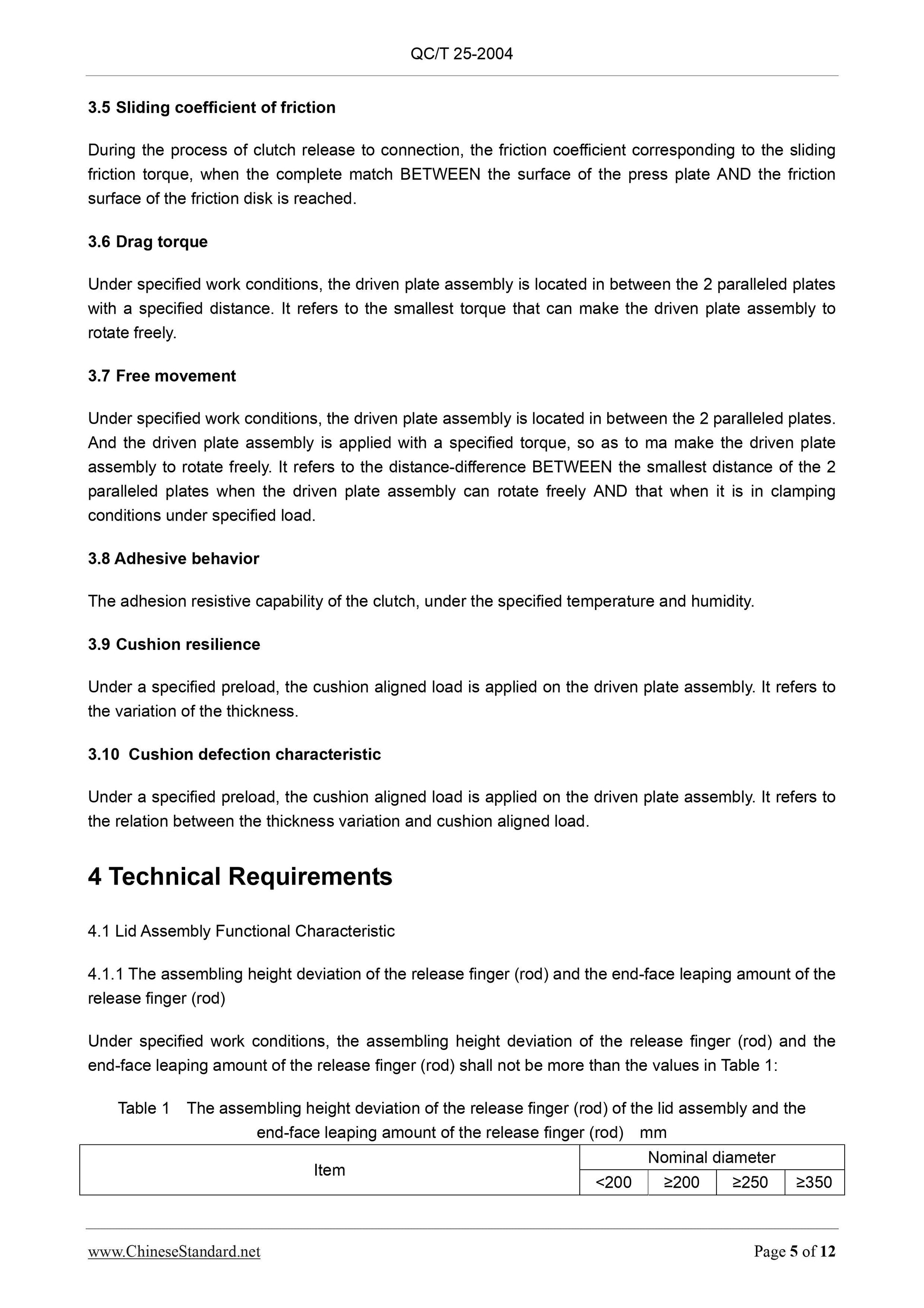 QC/T 25-2004 Page 5