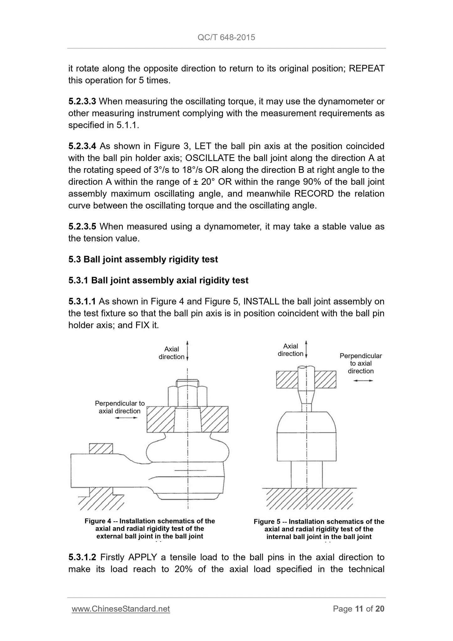 QC/T 648-2015 Page 11