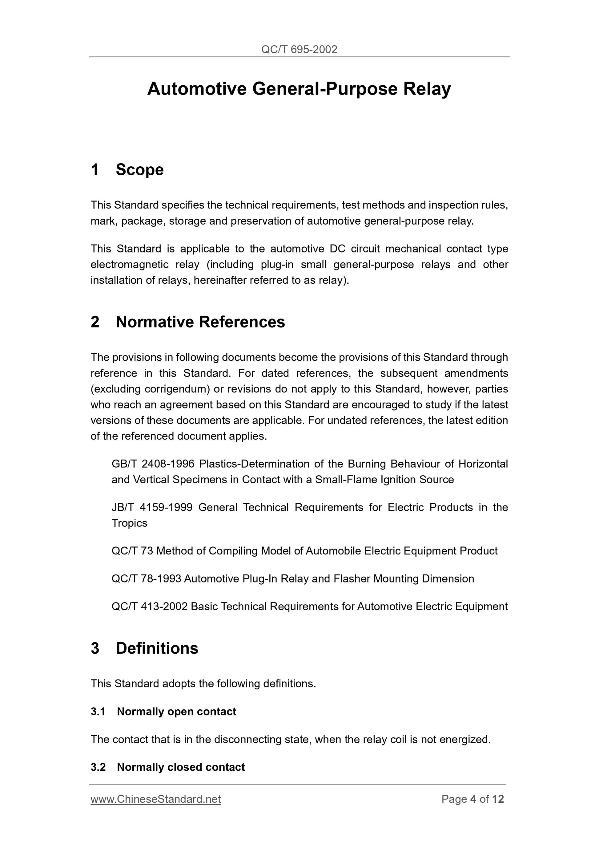 QC/T 695-2002 Page 4