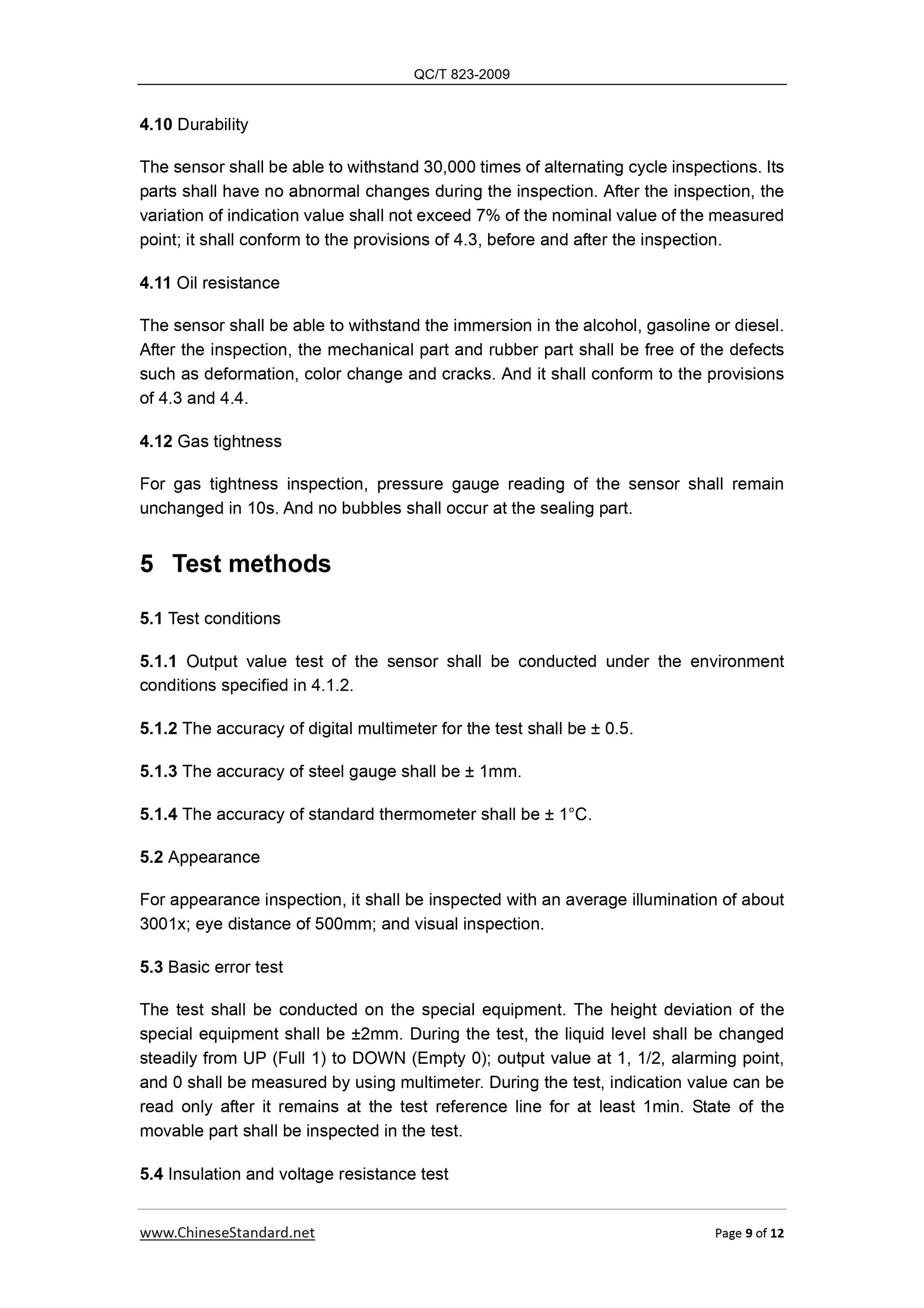 QC/T 823-2009 Page 9