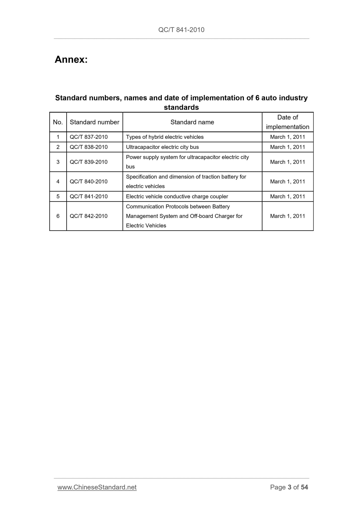 QC/T 841-2010 Page 3