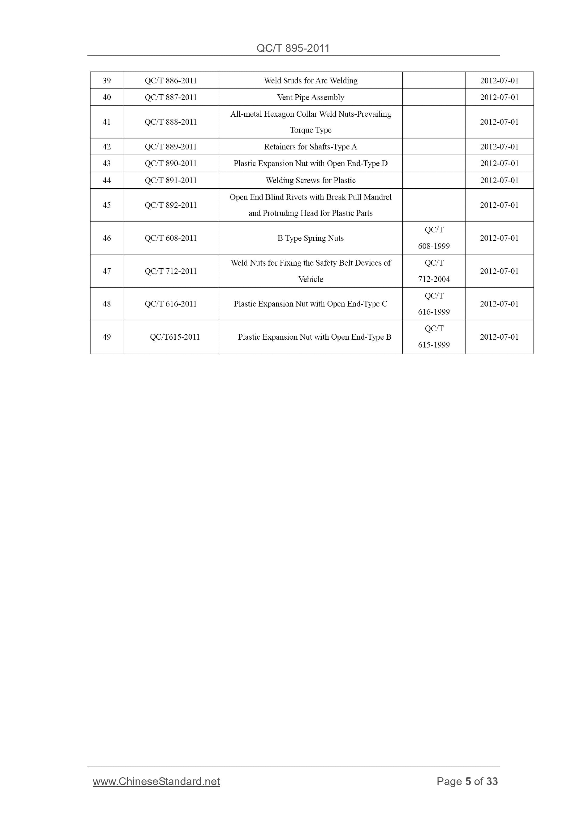 QC/T 895-2011 Page 5