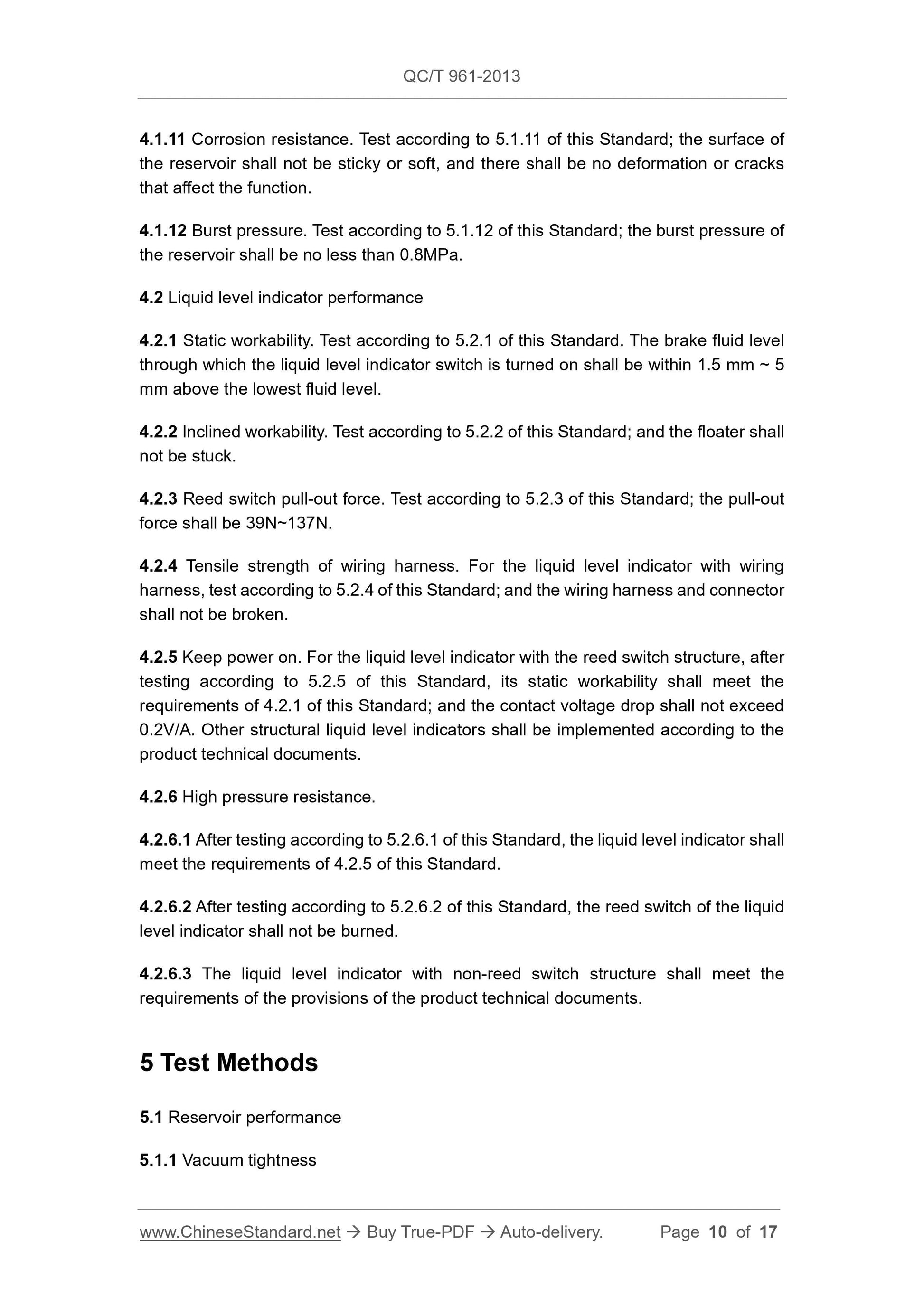QC/T 961-2013 Page 10