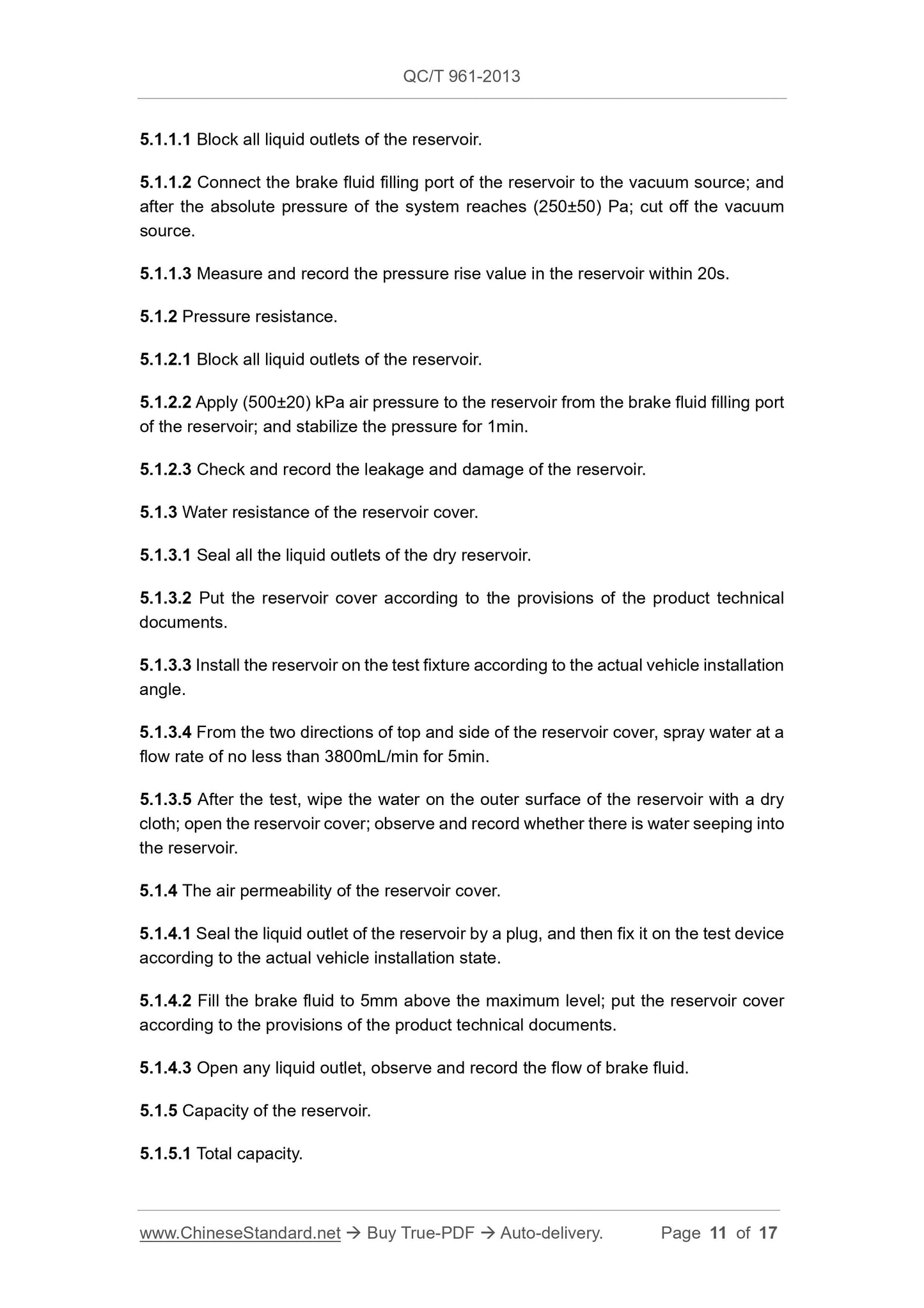 QC/T 961-2013 Page 11