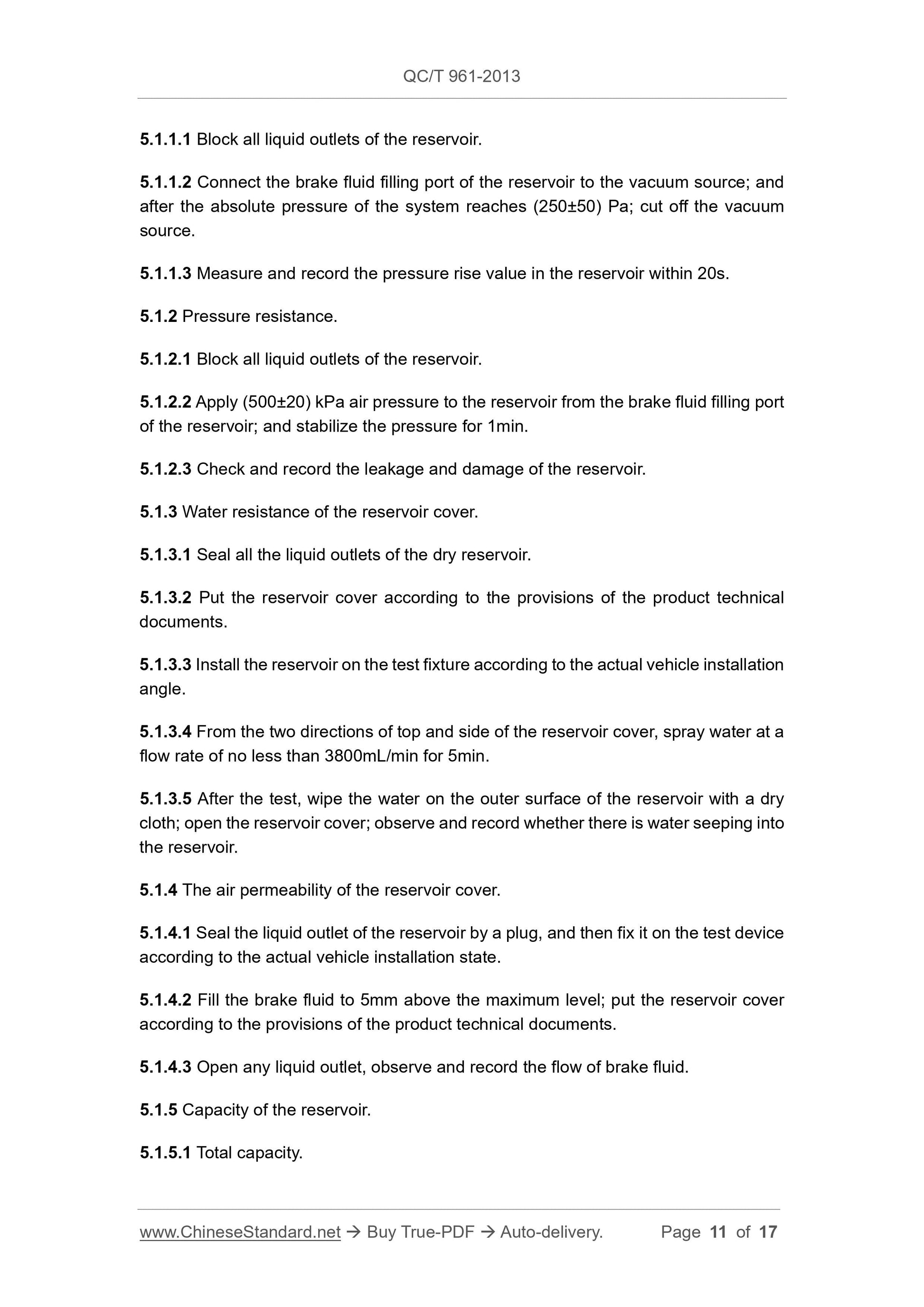 QC/T 961-2013 Page 11