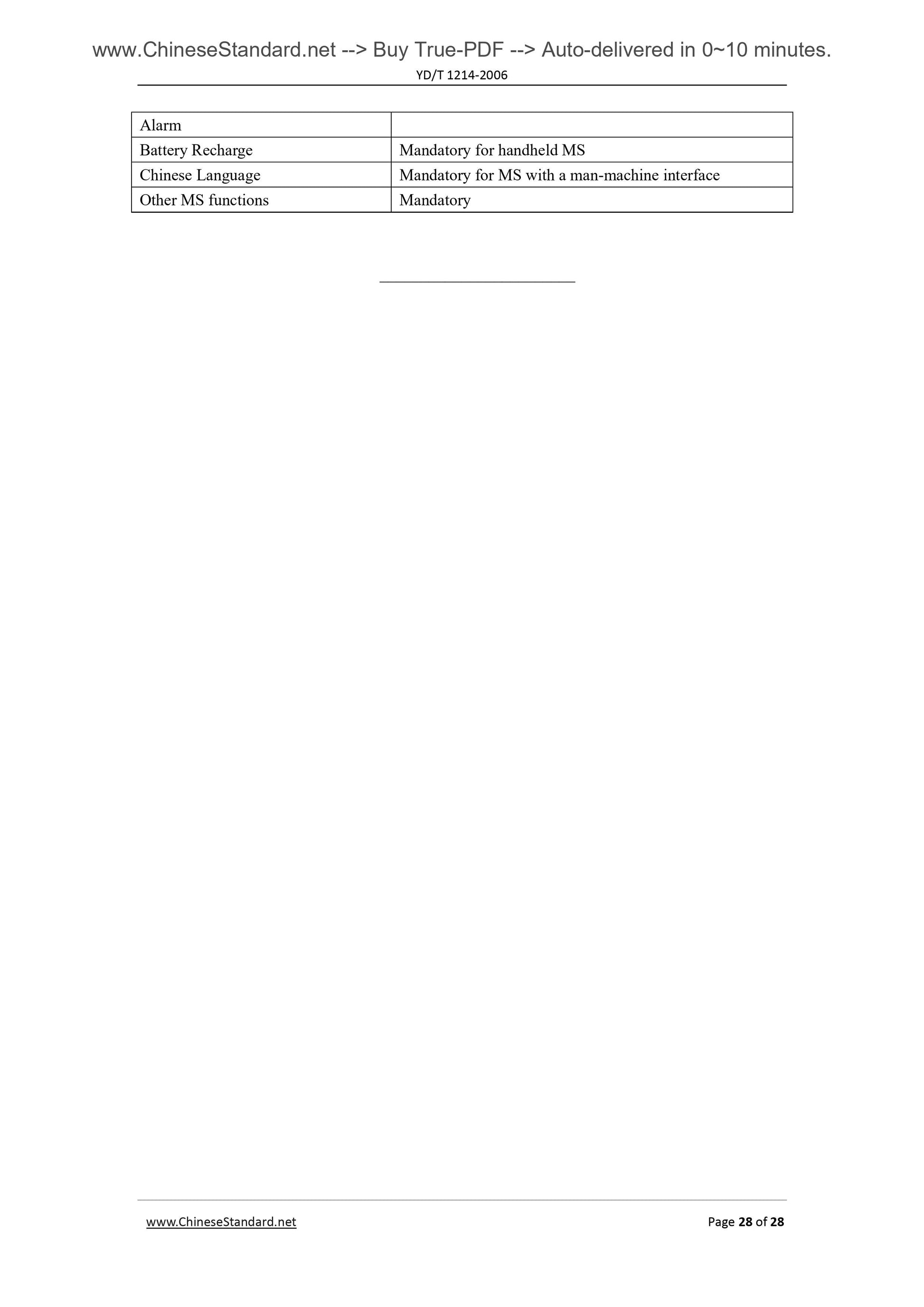 YD/T 1214-2006 Page 8