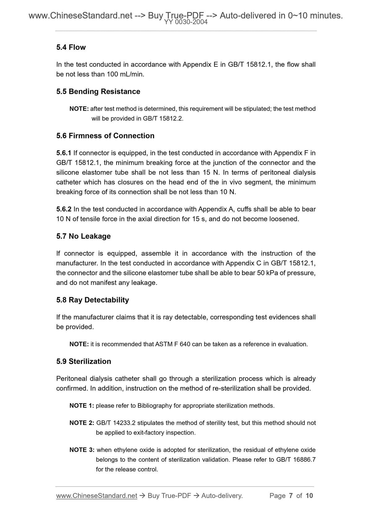 Regulation Yy YY 0030-2004 English PDF – www.ChineseStandard.us (www.ChineseStandard.net)