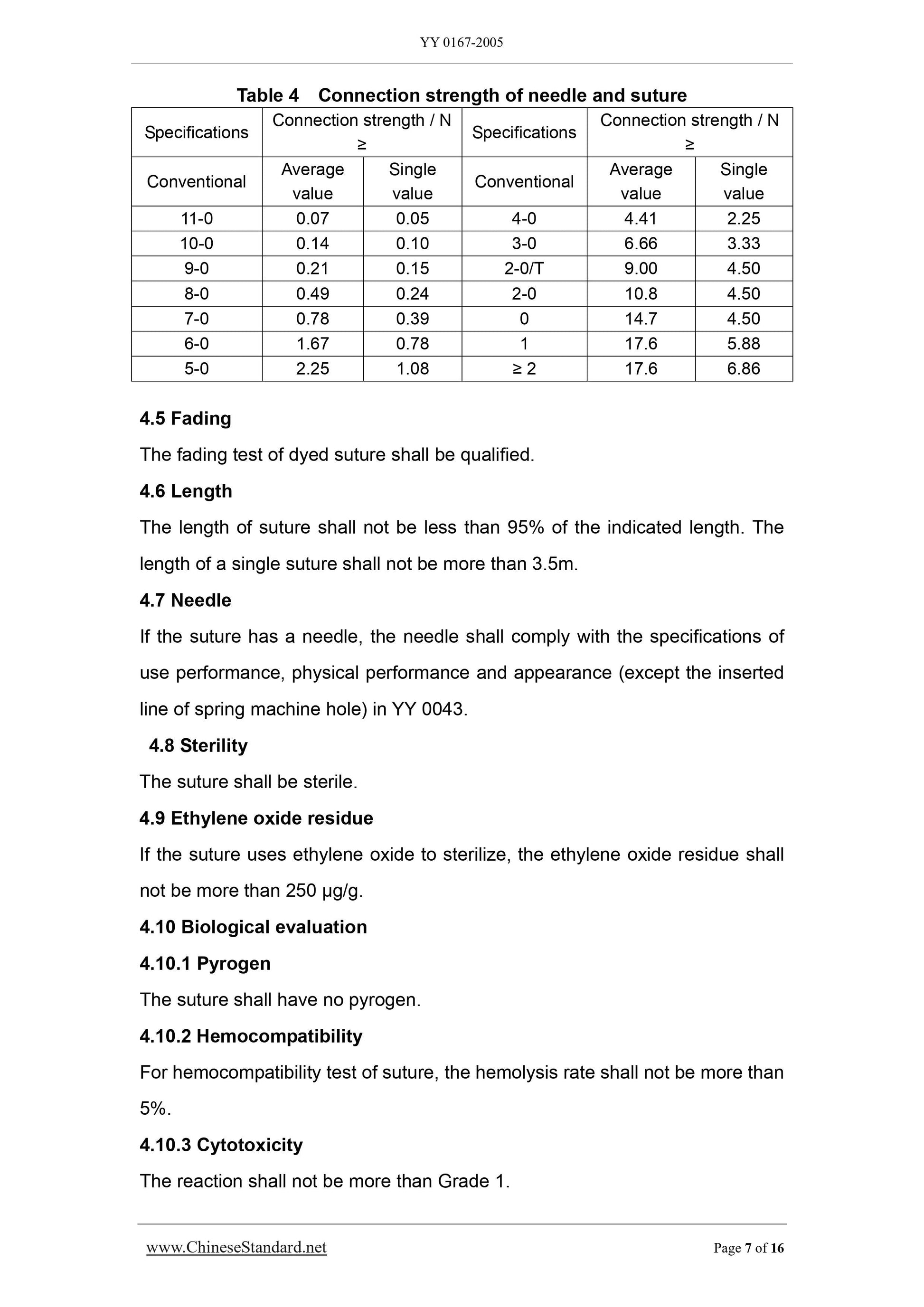 YY 0167-2005 Page 7