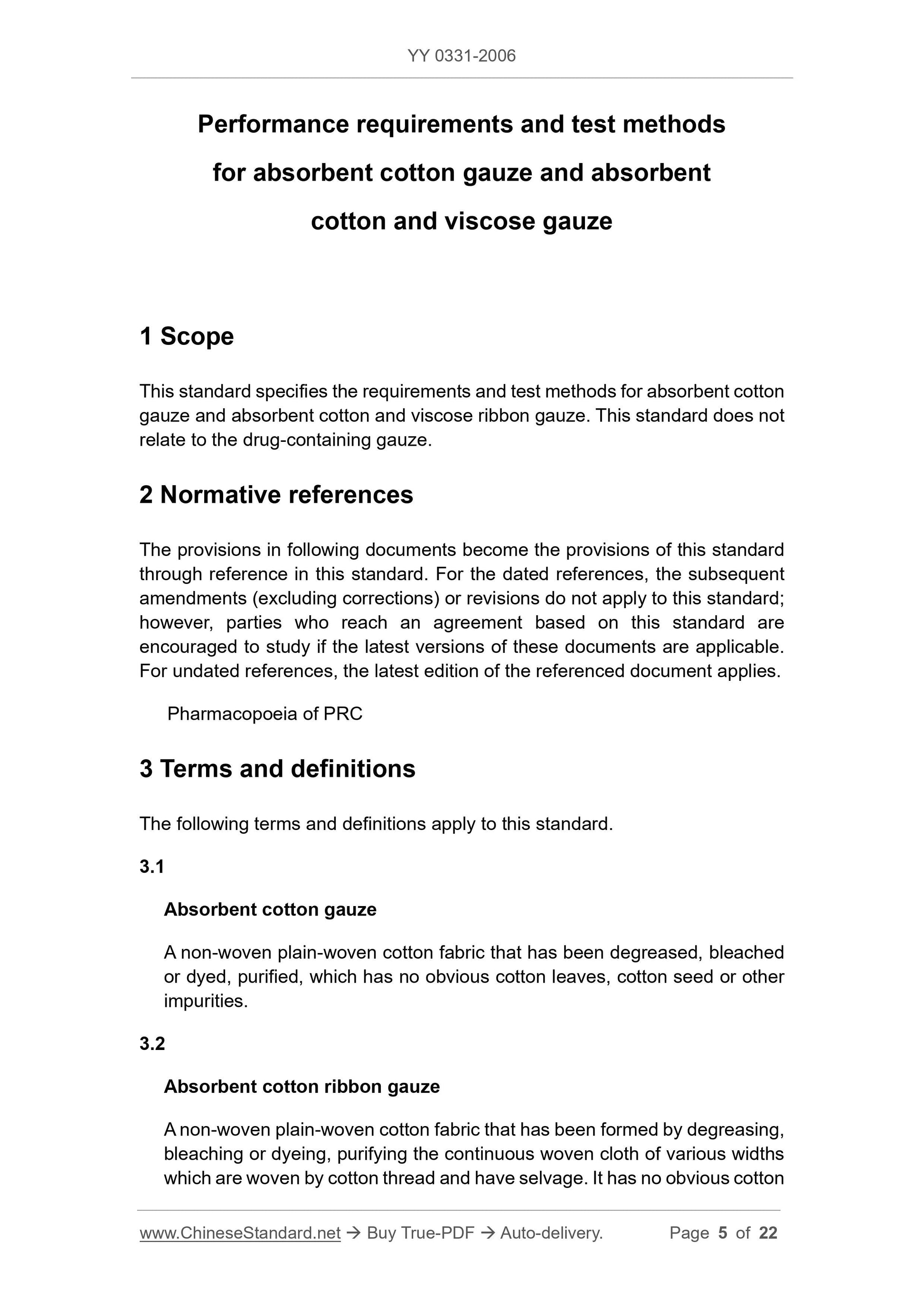 YY 0331-2006 Page 5