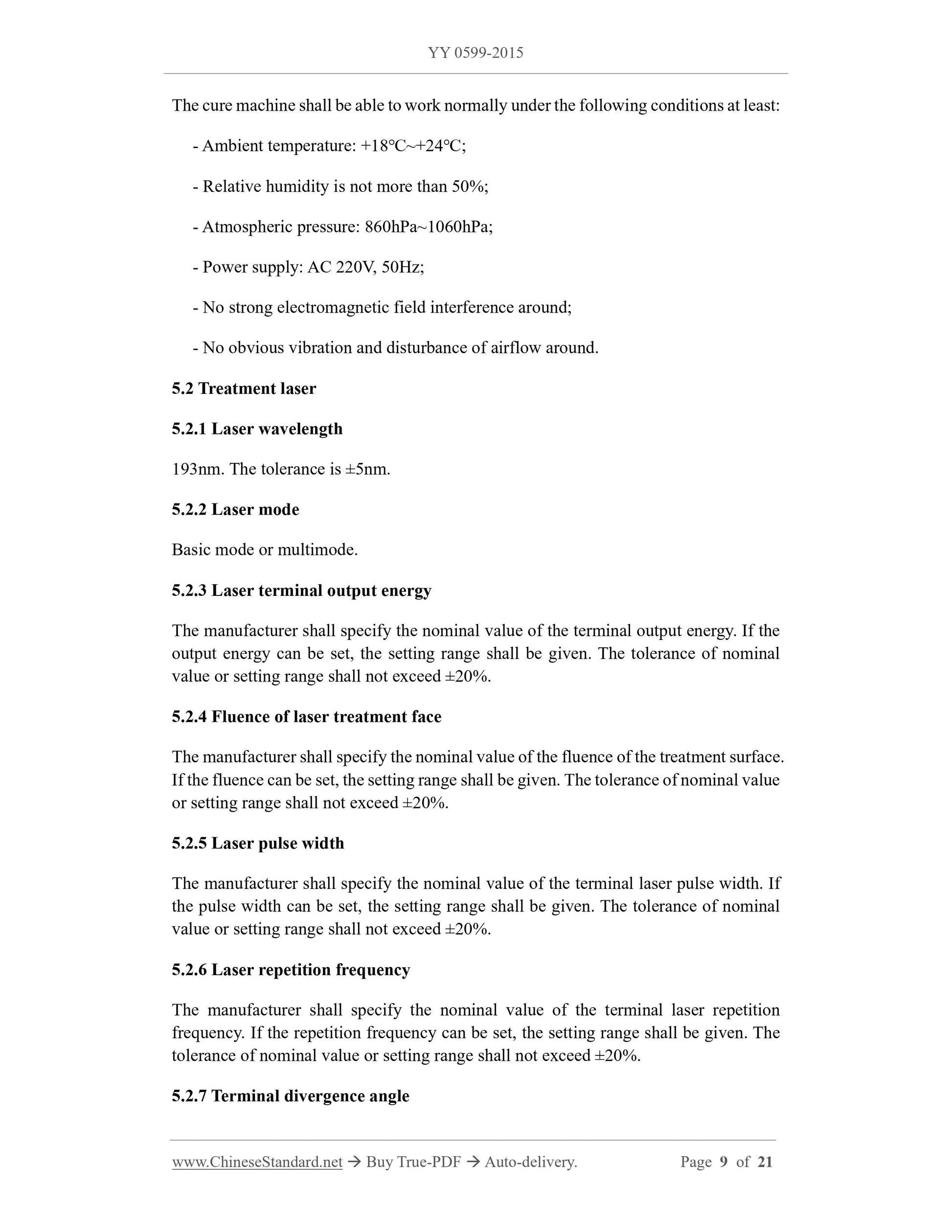 YY 0599-2015 Page 9