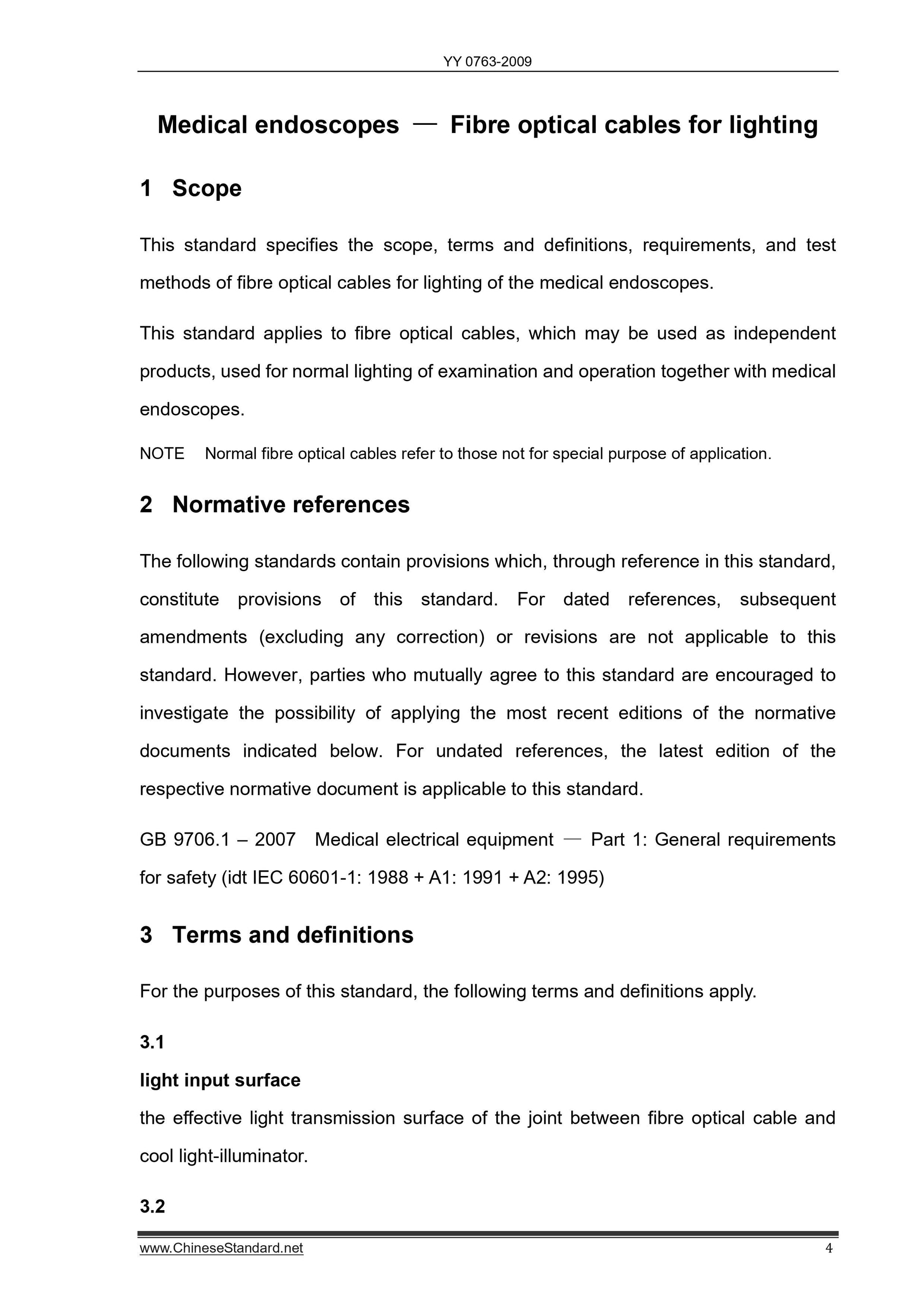 YY 0763-2009 Page 4