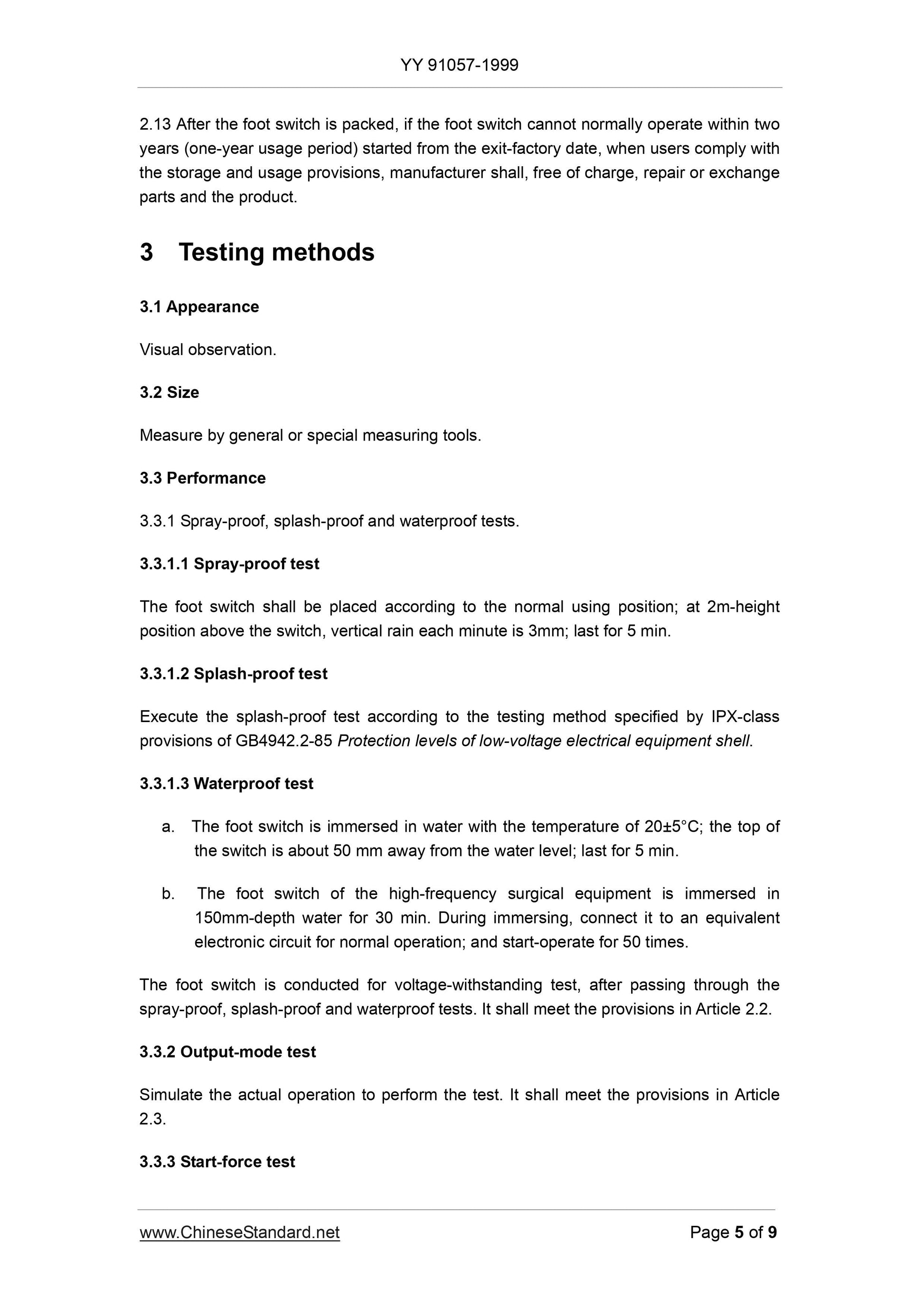 YY 91057-1999 Page 5