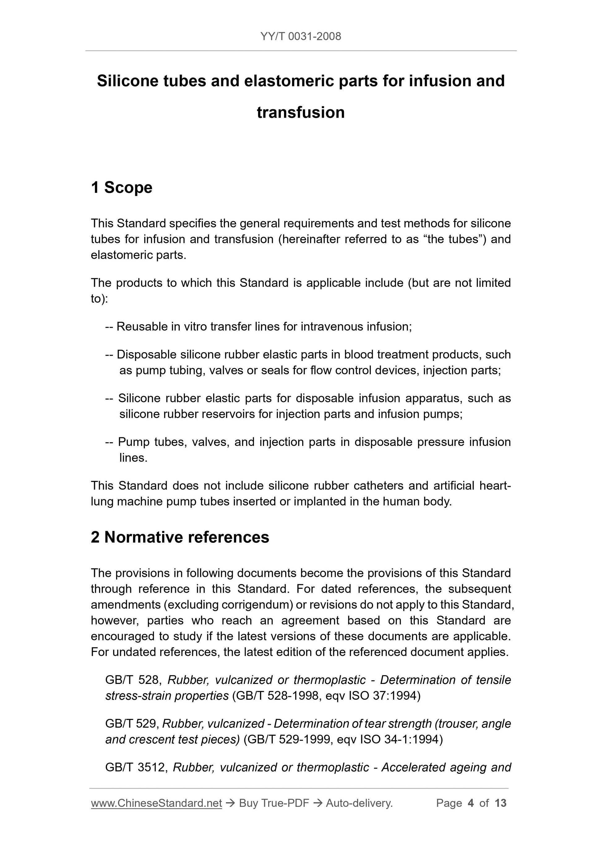 YY/T 0031-2008 Page 4