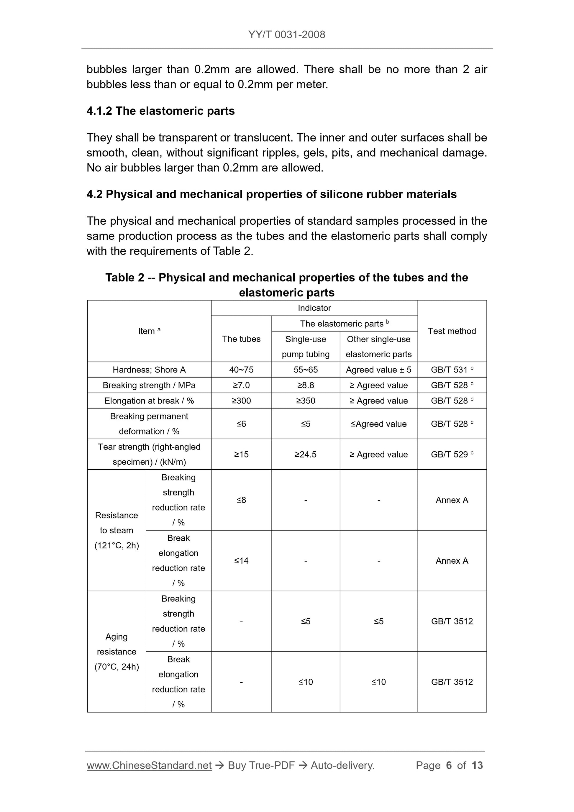 YY/T 0031-2008 Page 6